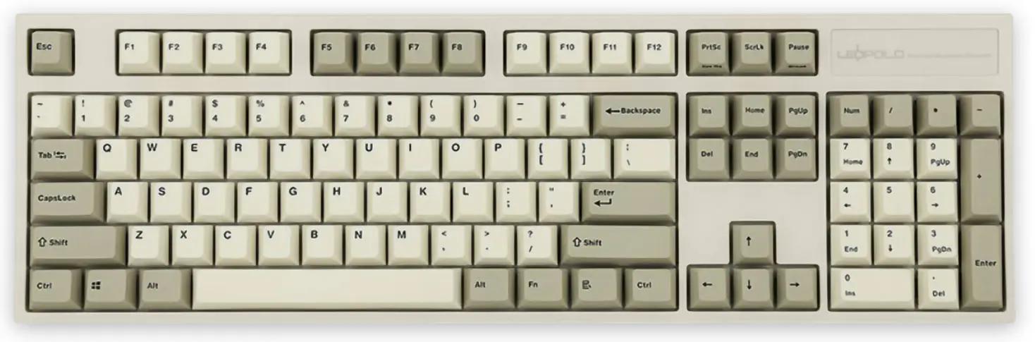 Leopold FC900RBT Two Tone Mechanical Keyboard - Main Image