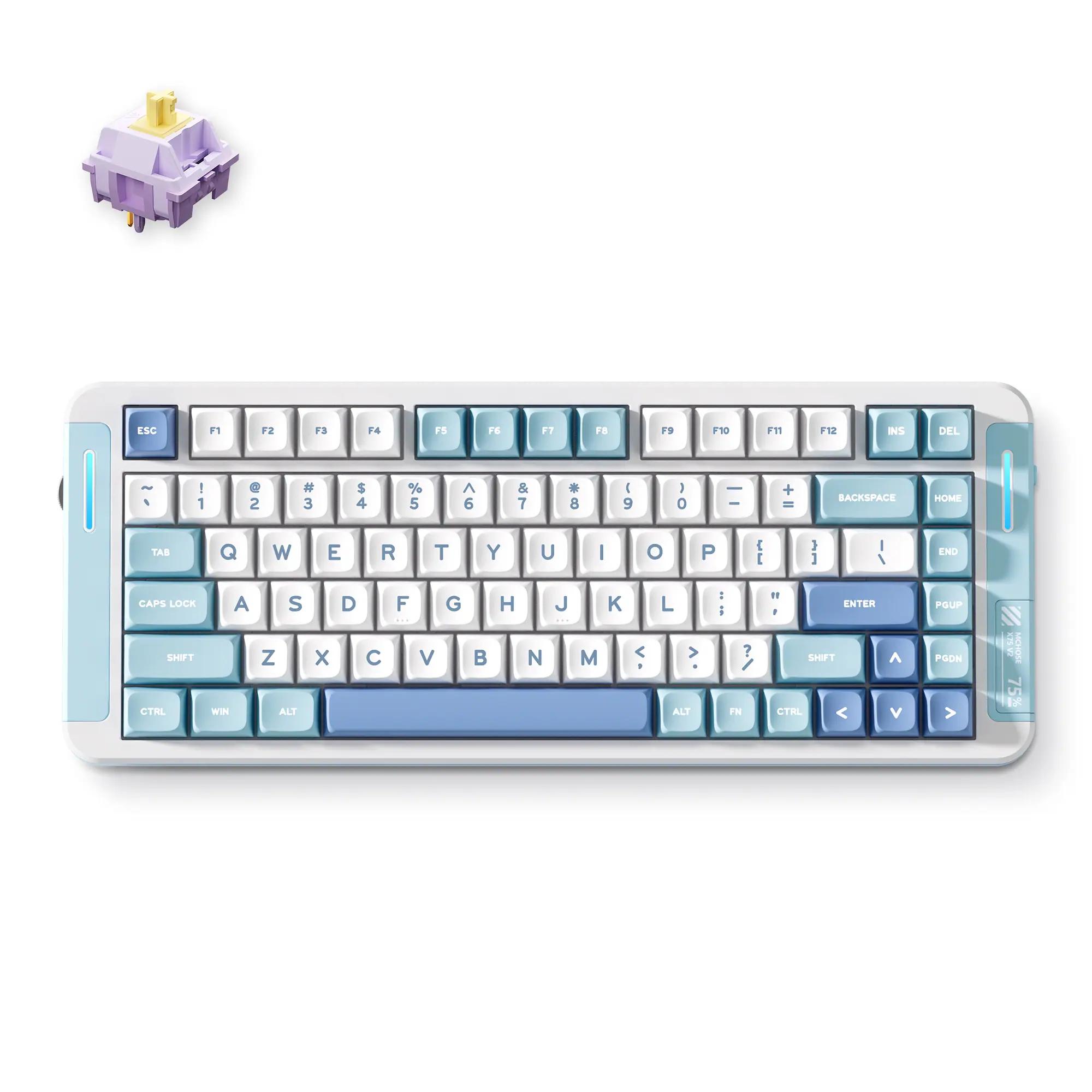 MCHOSE X75 V2 Office Mechanical Keyboard - Main Image