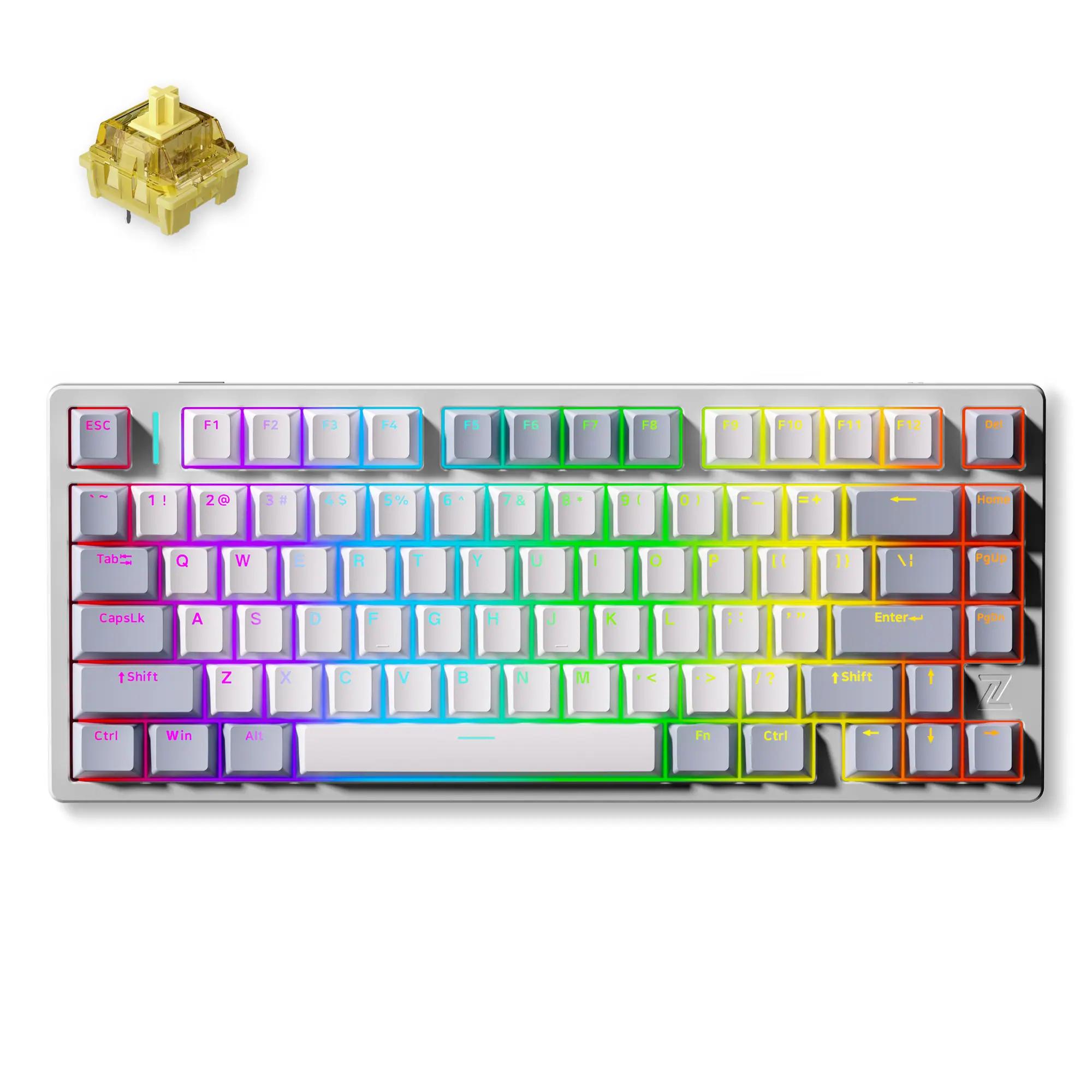 MCHOSE Z75 Metal Top Cover Mechanical Keyboard - Main Image