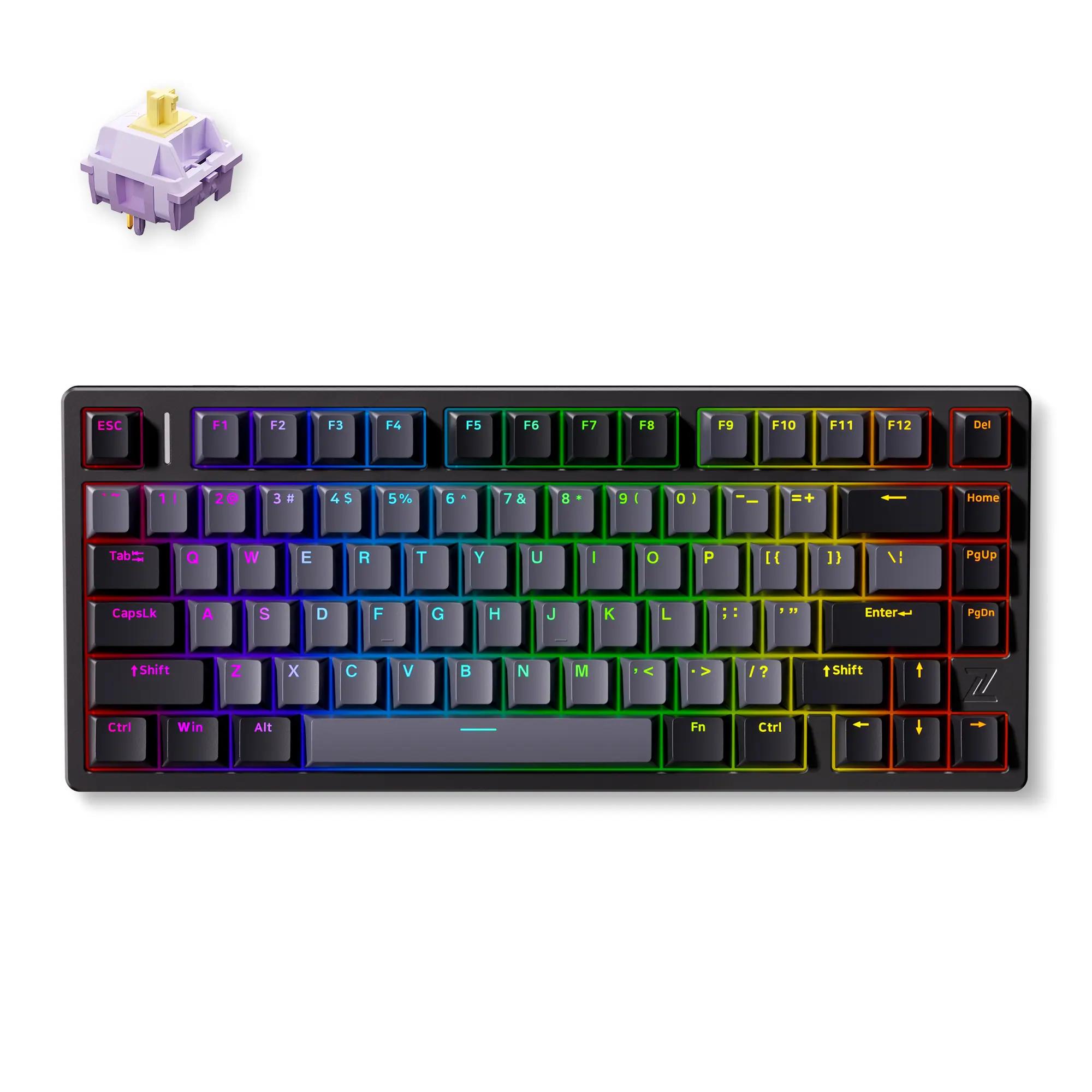 MCHOSE Z75 Metal Top Cover Mechanical Keyboard - Thumbnail 2