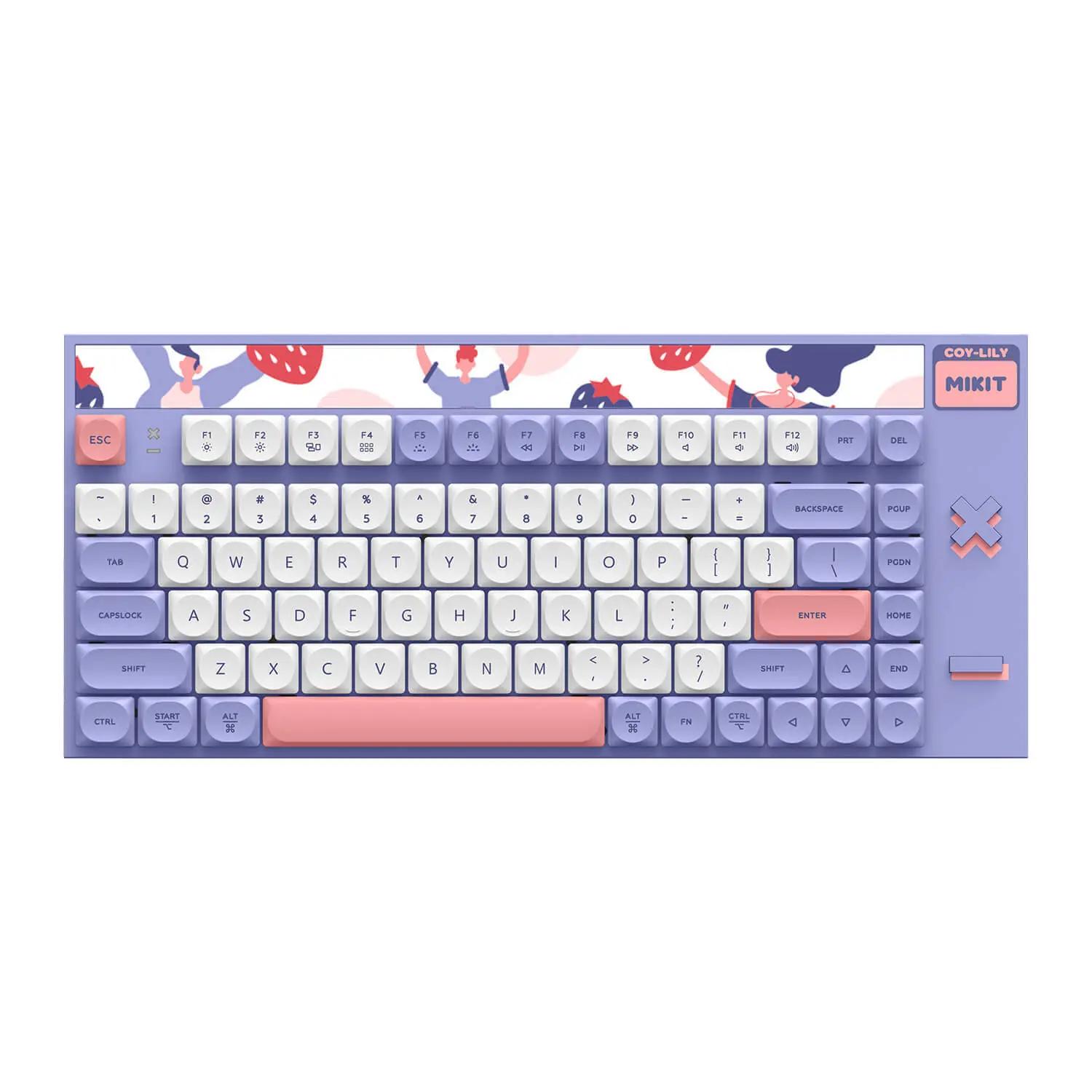 MIKIT CL80 Lavanderry Mechanical Keyboard - Main Image