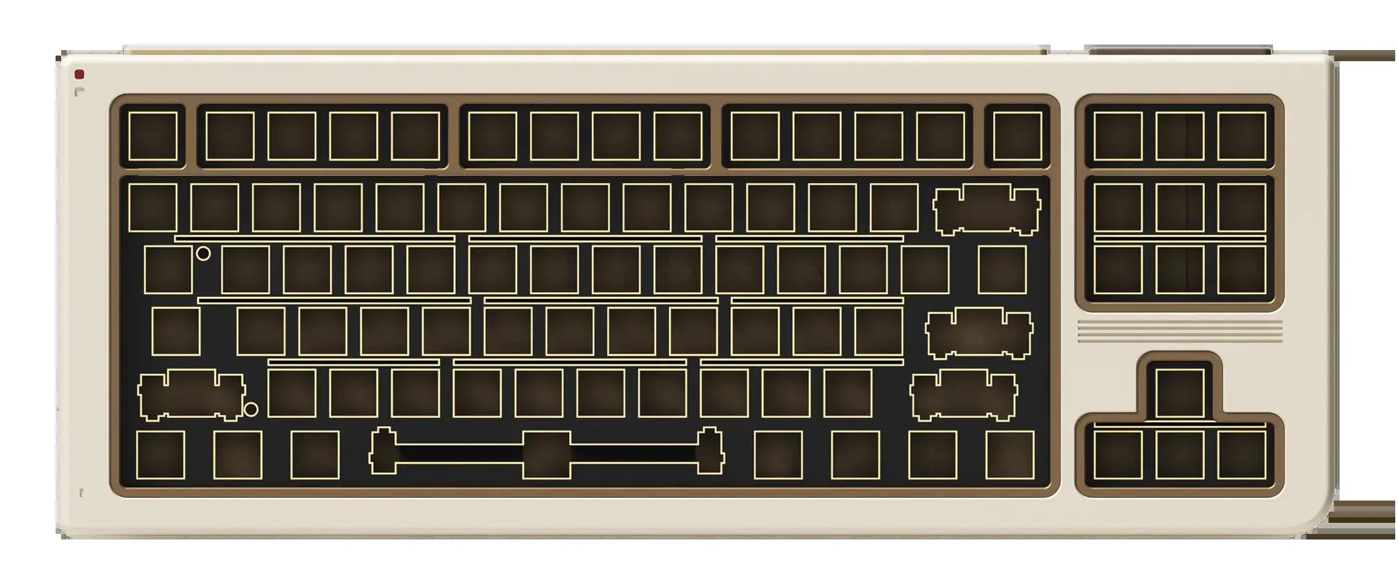 MK Game 1989 Mechanical Keyboard - Main Image