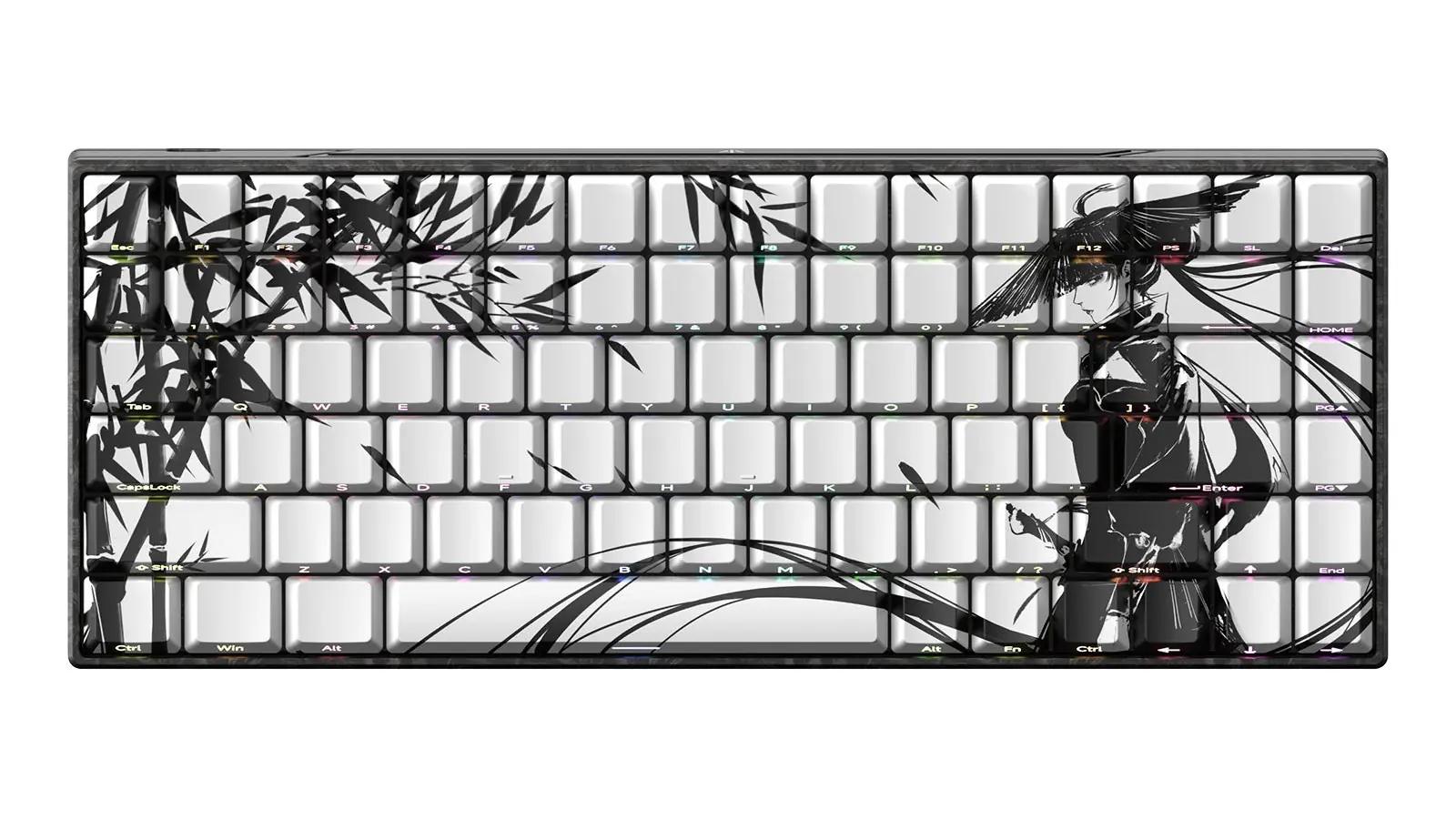 MK WLMOUSE Ying75 Forged Carbon Fiber HE Mechanical Keyboard - Main Image