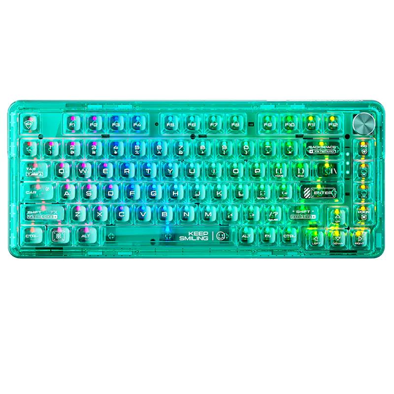 Machenike K500FB81 Clear Mechanical Keyboard - Thumbnail 4