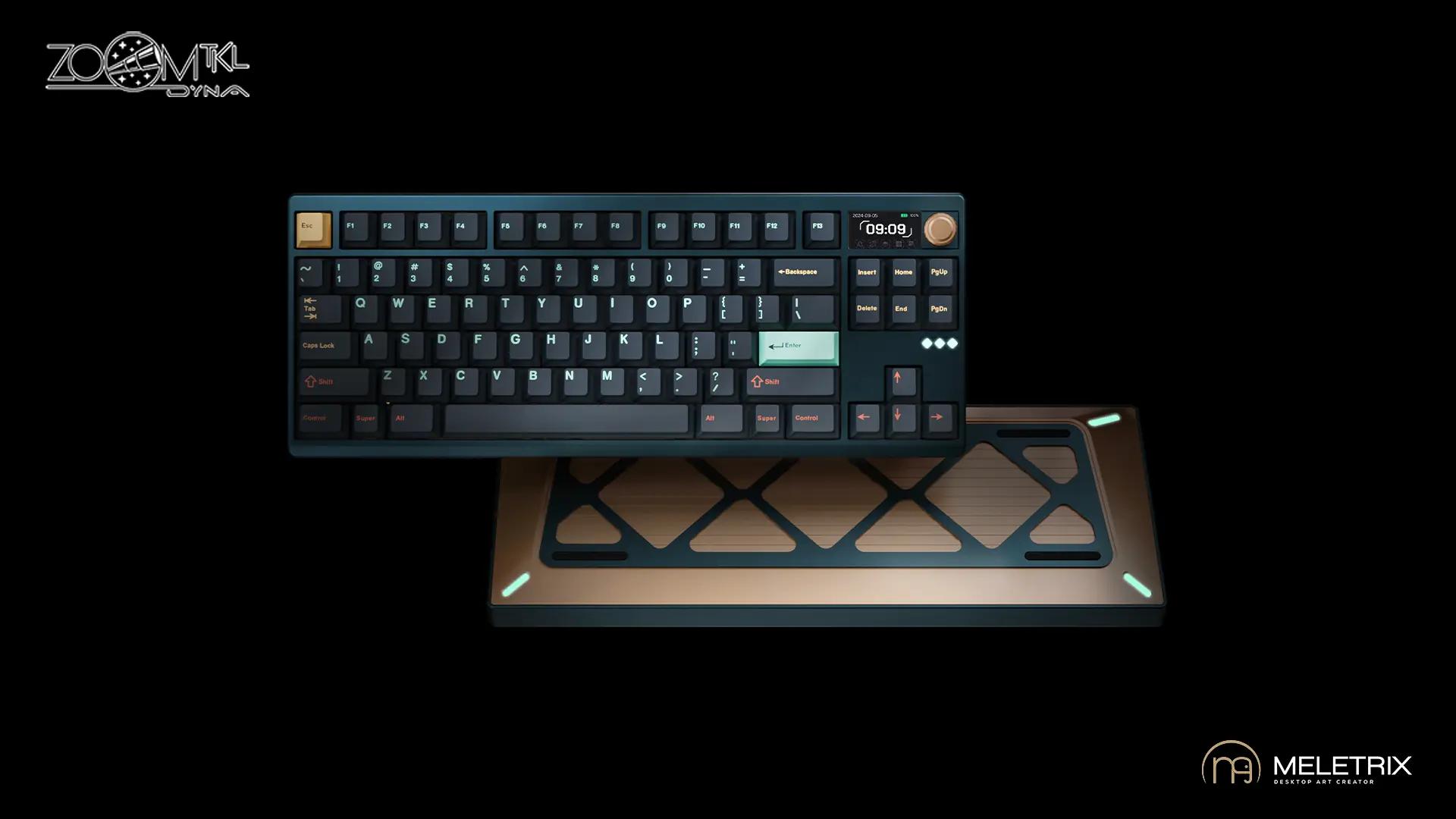 Meletrix ZOOM DYNA Ink Mechanical Keyboard - Thumbnail 2