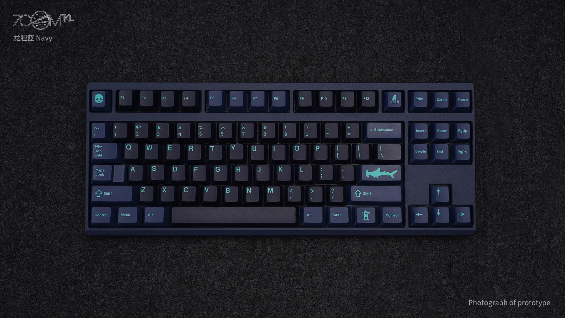 Meletrix ZOOM Navy Mechanical Keyboard - Main Image