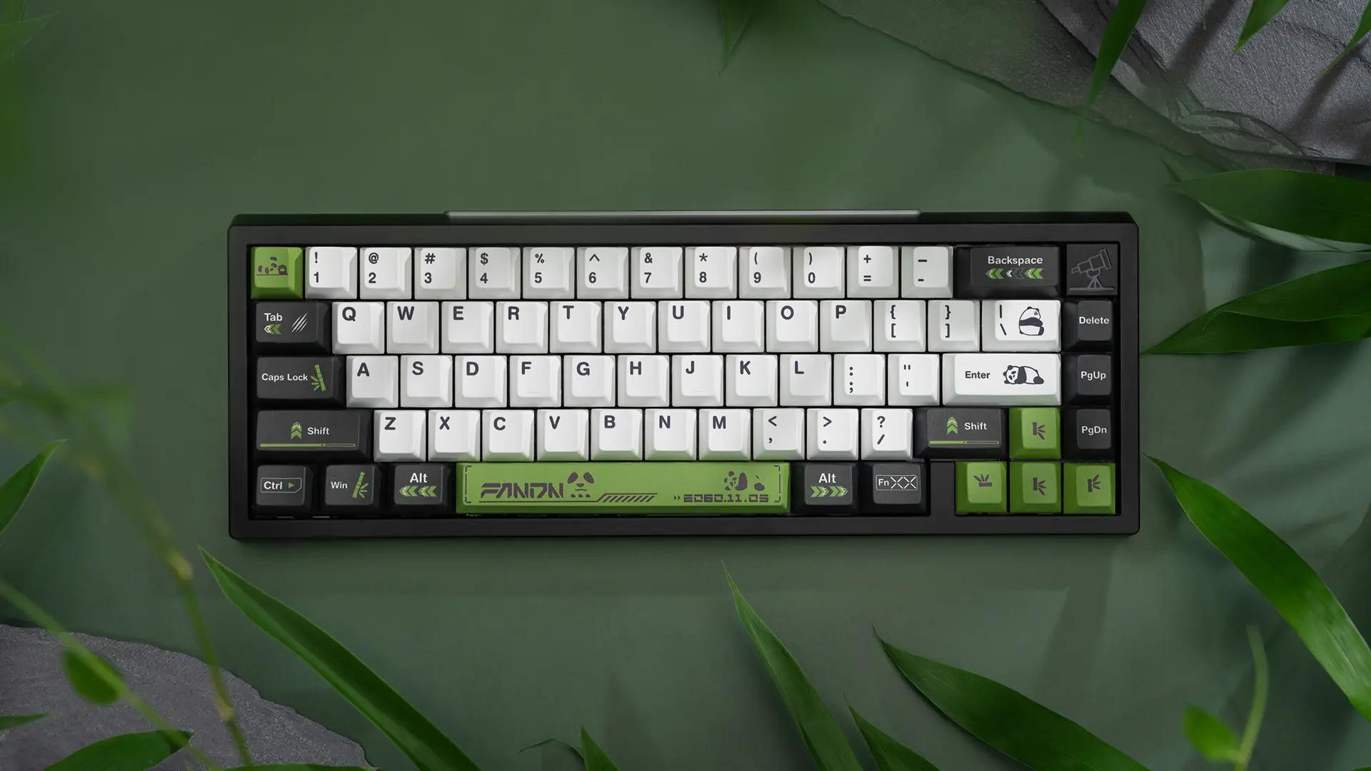 Meletrix Zoom65 V3 Panda Edition Mechanical Keyboard - Main Image