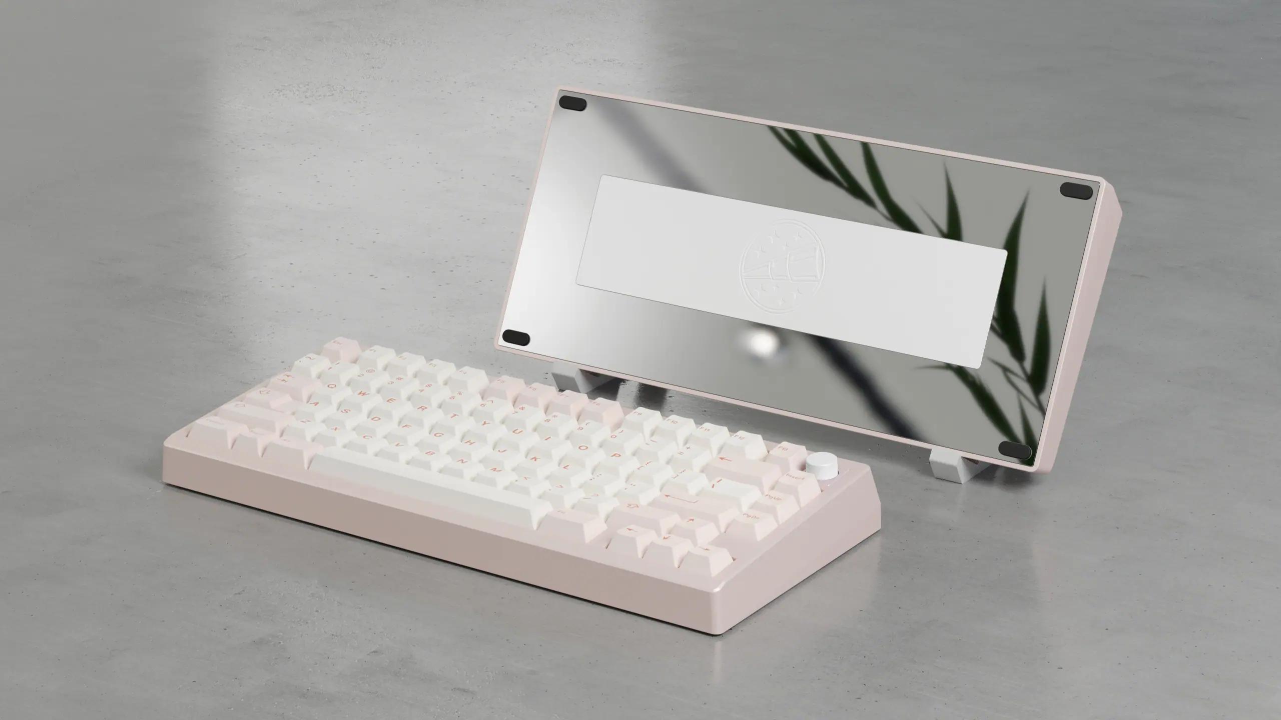 Meletrix Zoom75 Strawberry Icecream Mechanical Keyboard - Main Image