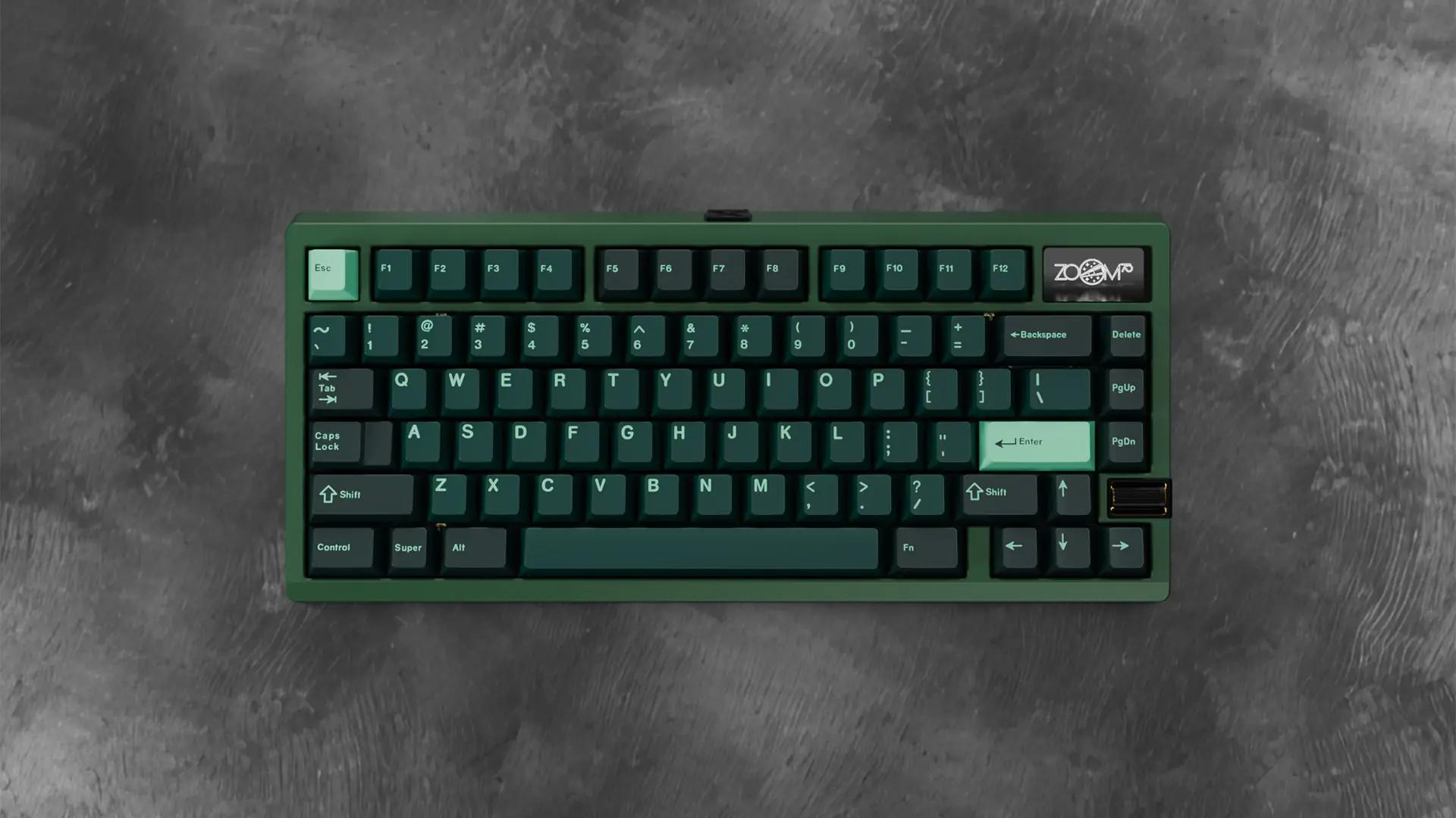 Meletrix Zoom75 TIGA Forest Mechanical Keyboard - Main Image