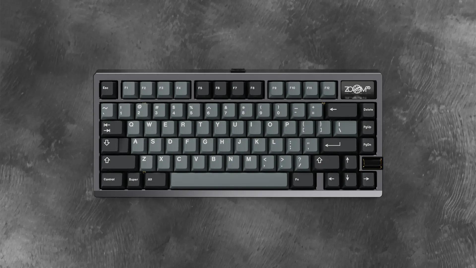 Meletrix Zoom75 TIGA Gunmetal Mechanical Keyboard - Main Image