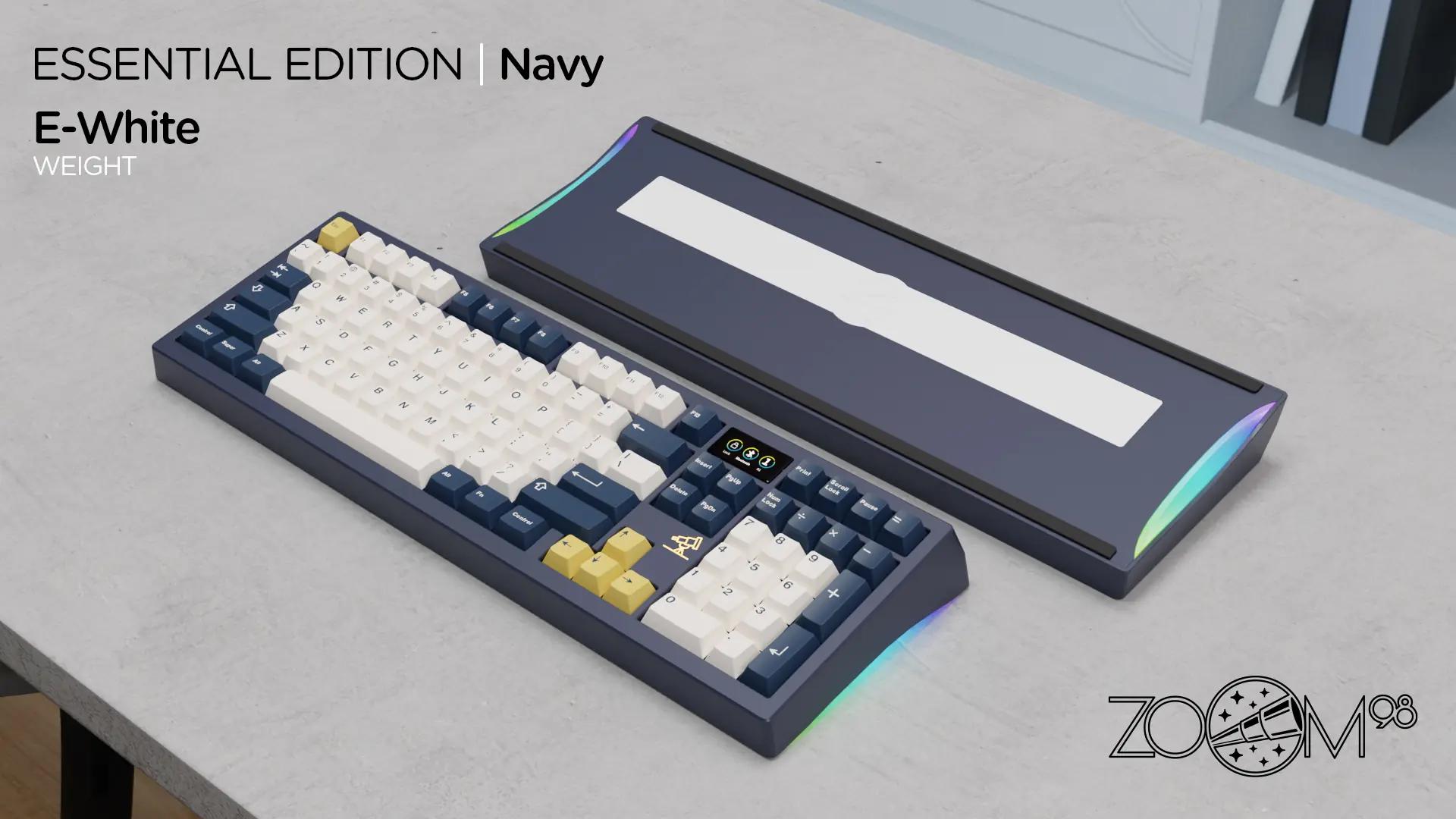 Meletrix Zoom98 EE Navy Mechanical Keyboard - Main Image