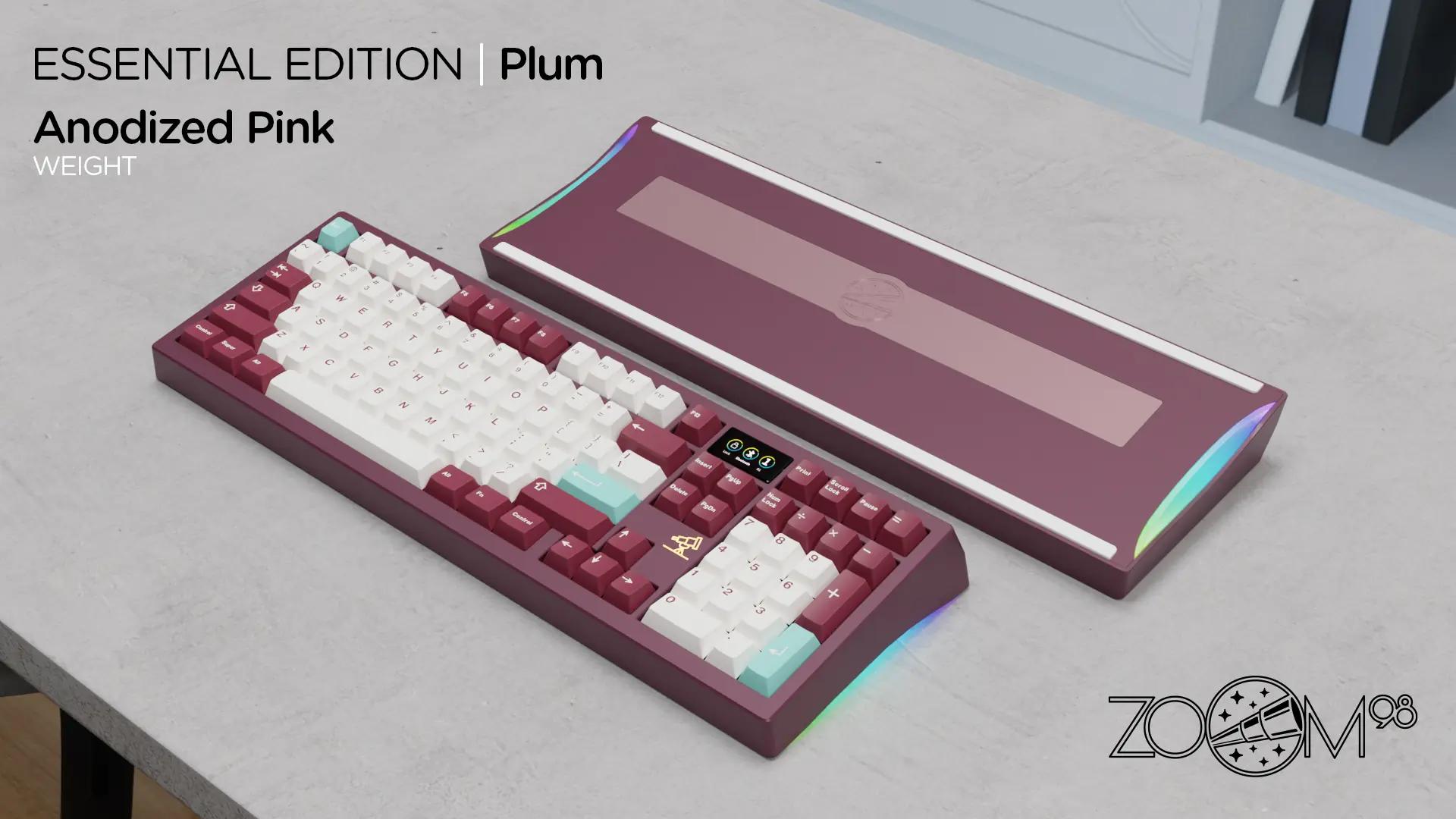 Meletrix Zoom98 EE Plum Mechanical Keyboard - Thumbnail 2
