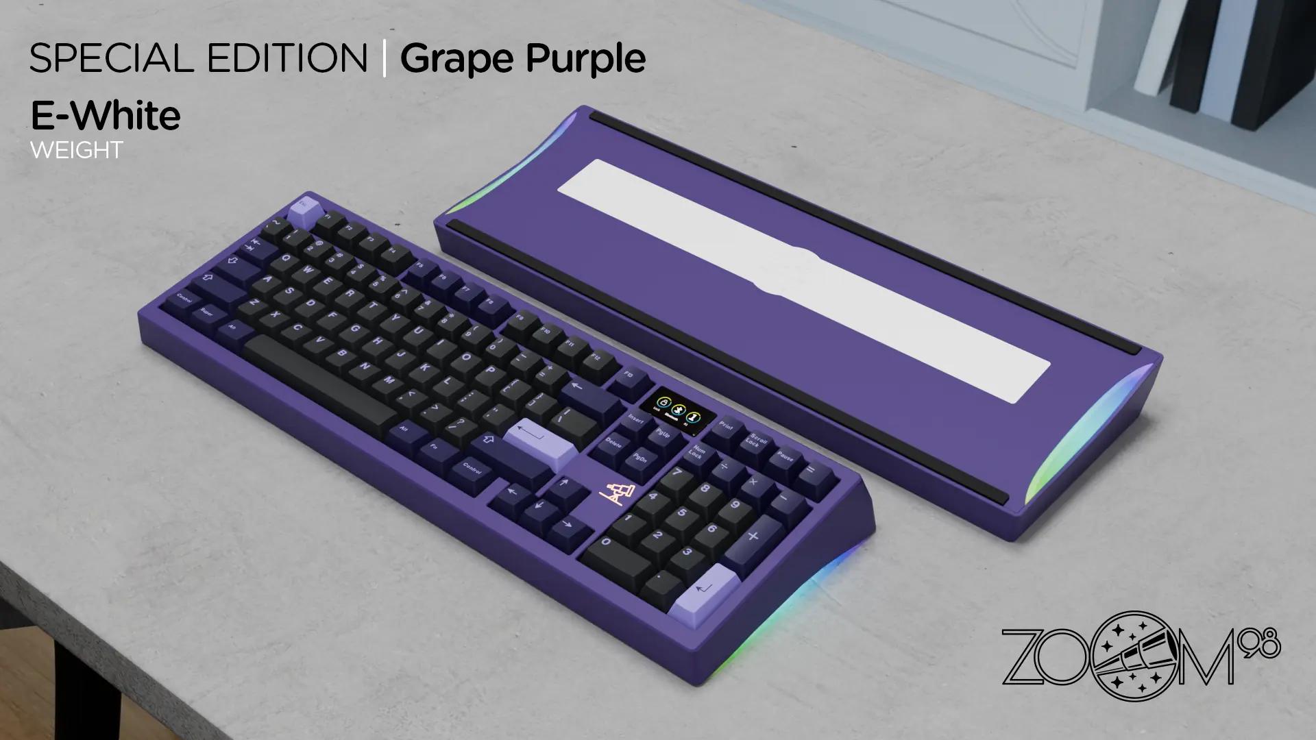 Meletrix Zoom98 SE Grape Color Mechanical Keyboard - Main Image