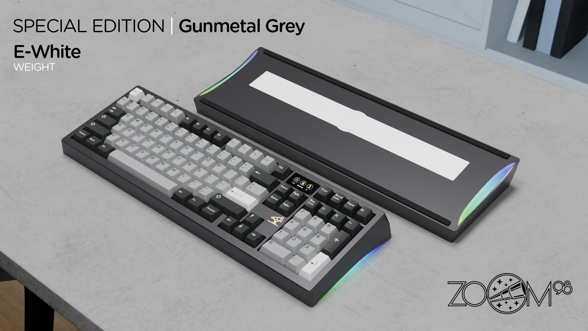 Meletrix Zoom98 SE Gunmetal Color Mechanical Keyboard - Main Image