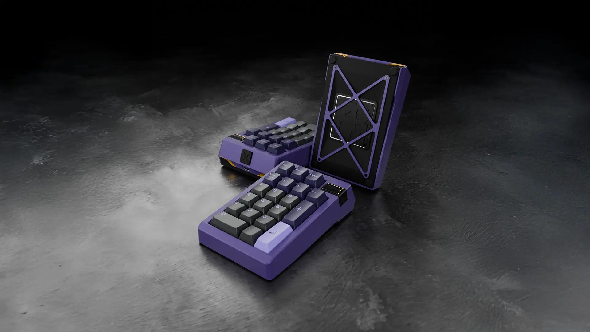 Meletrix ZoomPad TIGA Grape Mechanical Keyboard - Main Image