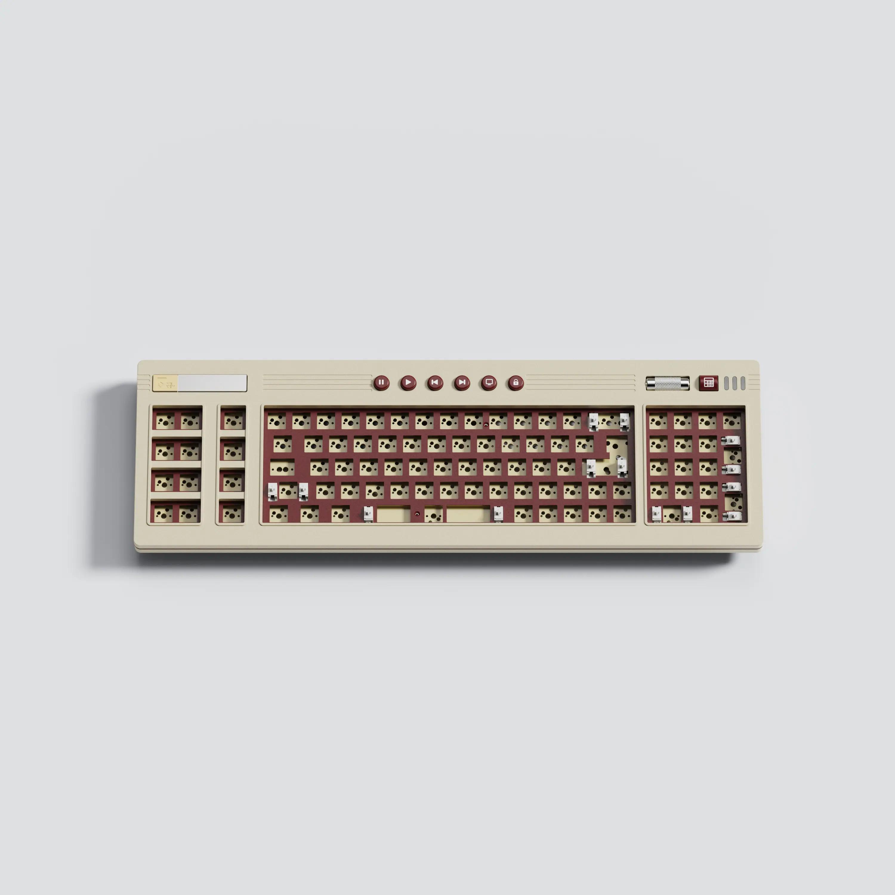 NE Key OE93 Retro Style Mechanical Keyboard - Main Image