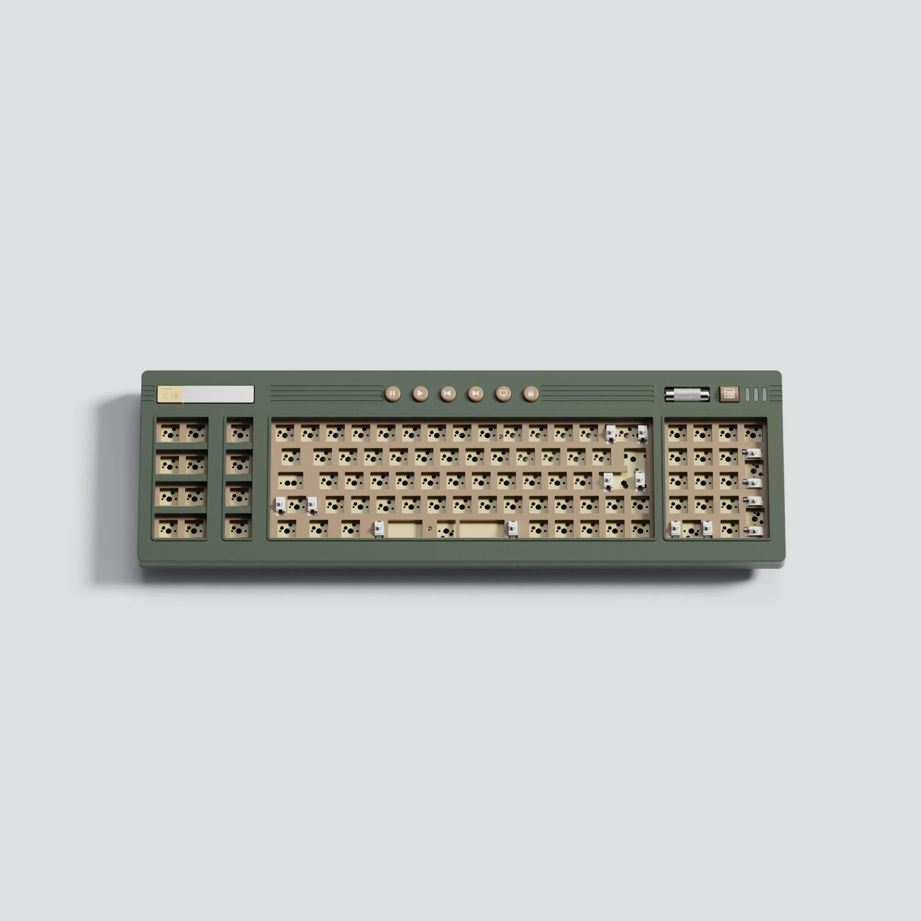 NE Key OE93 Retro Style Mechanical Keyboard - Thumbnail 2