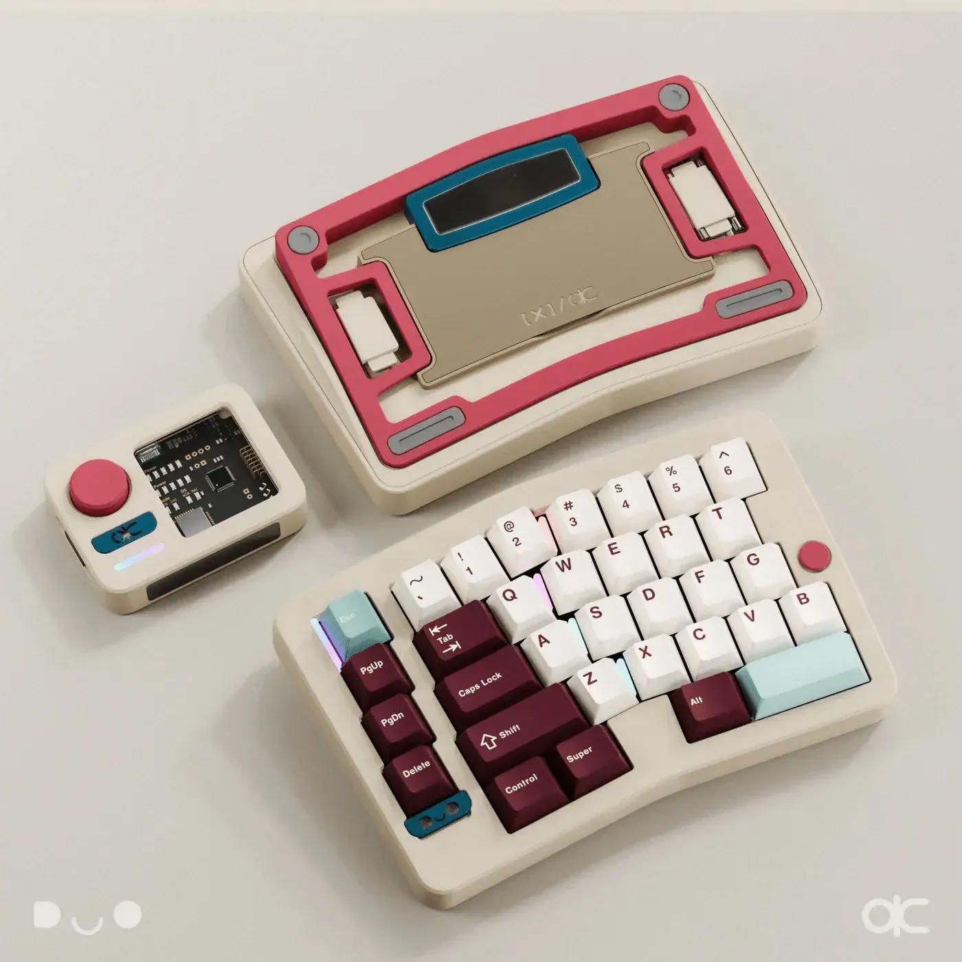 Qwertykeys QK Alice Duo Ergonomic Alice Mechanical Keyboard - Thumbnail 2