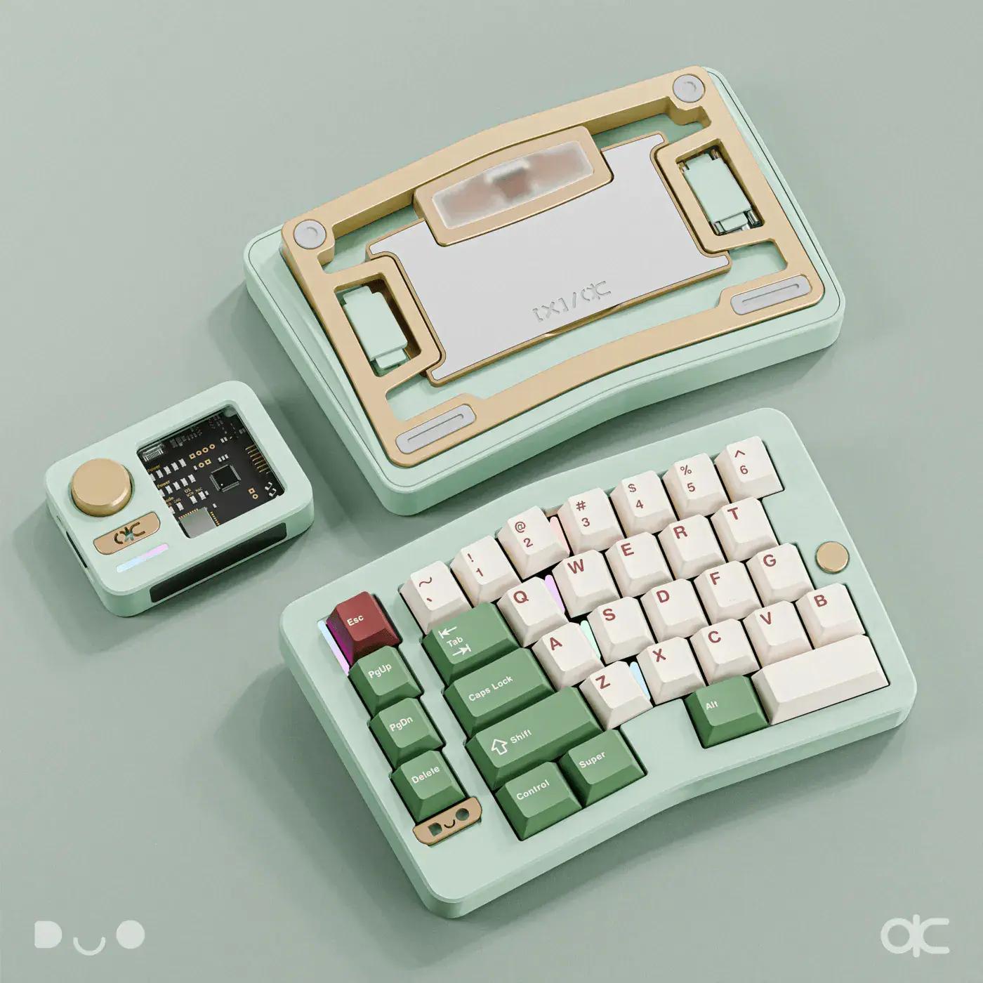 Qwertykeys QK Alice Duo Ergonomic Alice Mechanical Keyboard - Thumbnail 4