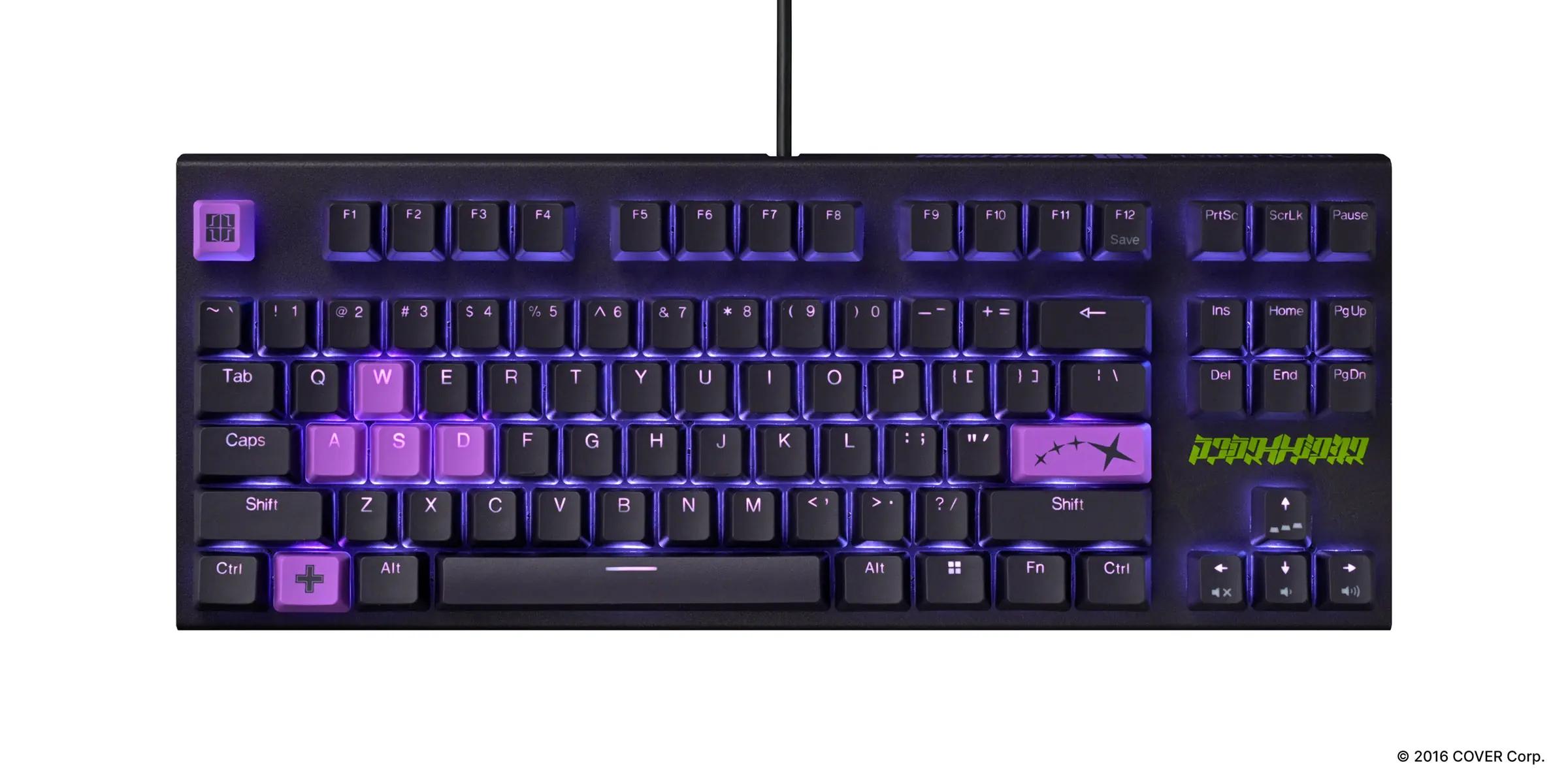 Realforce hololive GX1 La Darknesss Mechanical Keyboard - Main Image