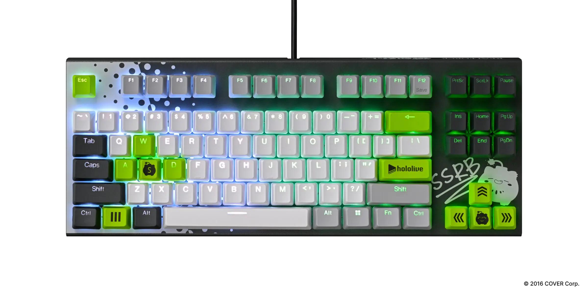 Realforce hololive GX1 Shishiro Botan Mechanical Keyboard - Main Image