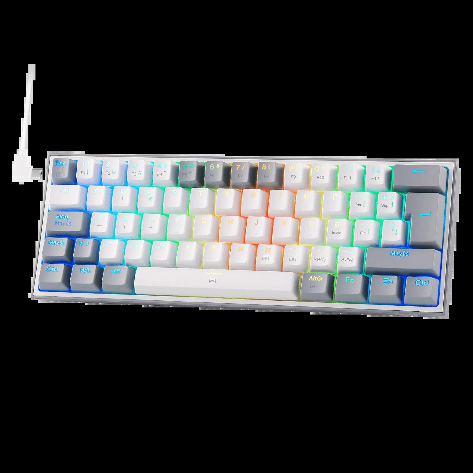 Redragon FIZZ K617 60 Small Mechanical Keyboard - Thumbnail 2