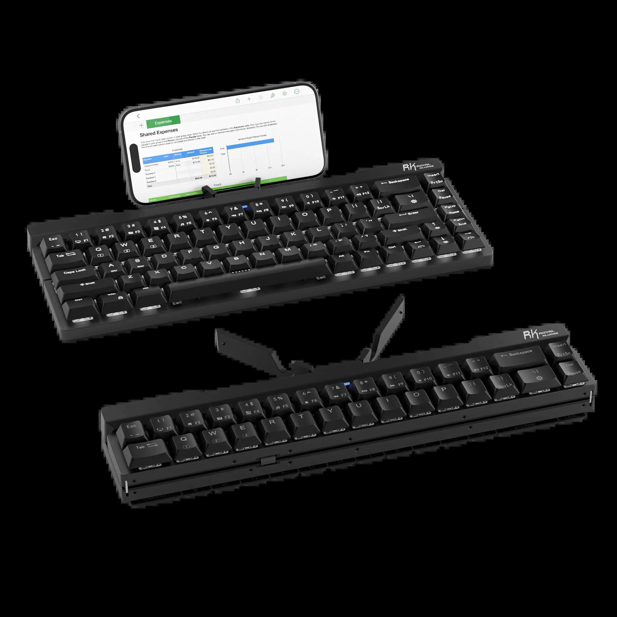 Royal Kludge F68 Foldable Mechanical Keyboard - Thumbnail 2