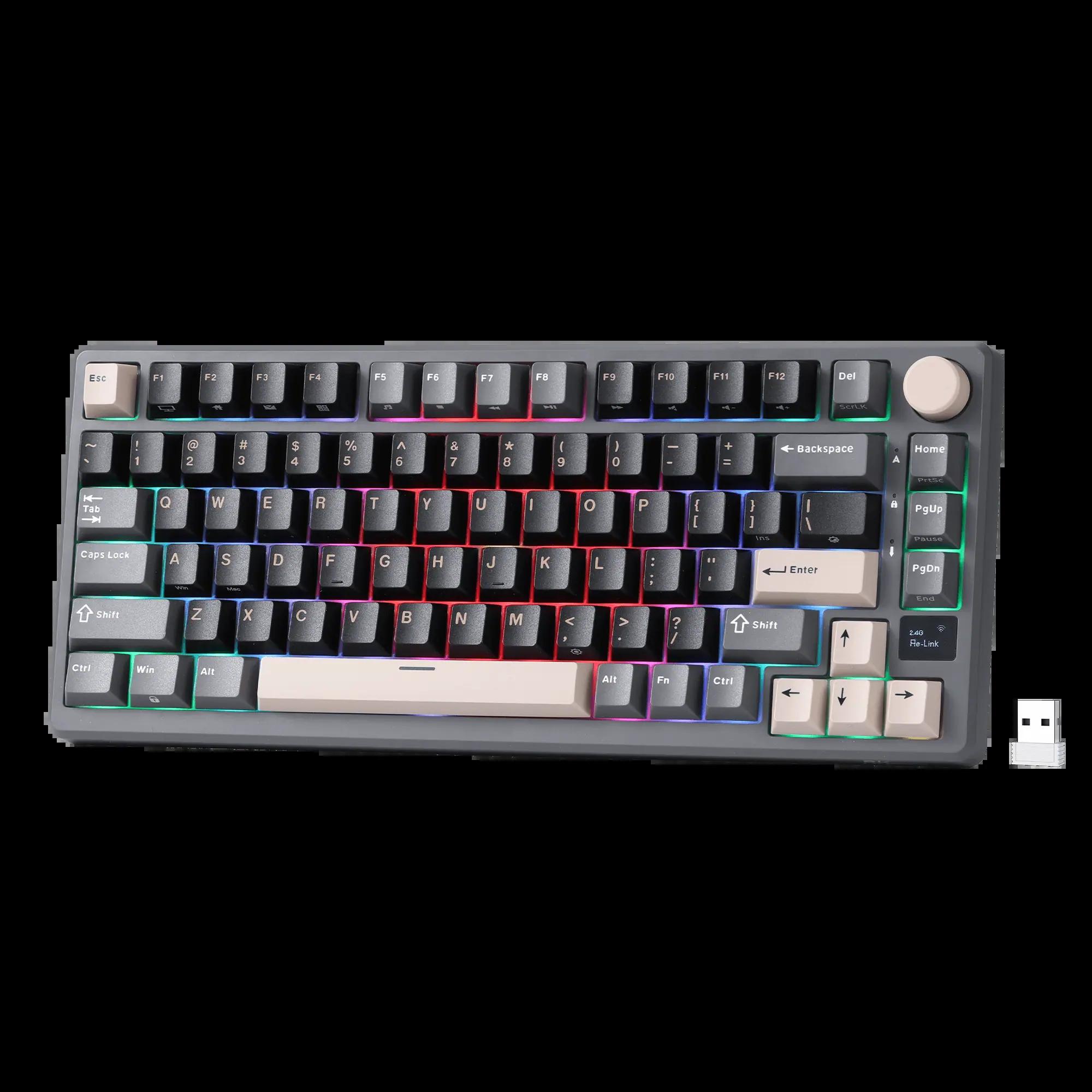Royal Kludge M75 Color Mechanical Keyboard - Thumbnail 2