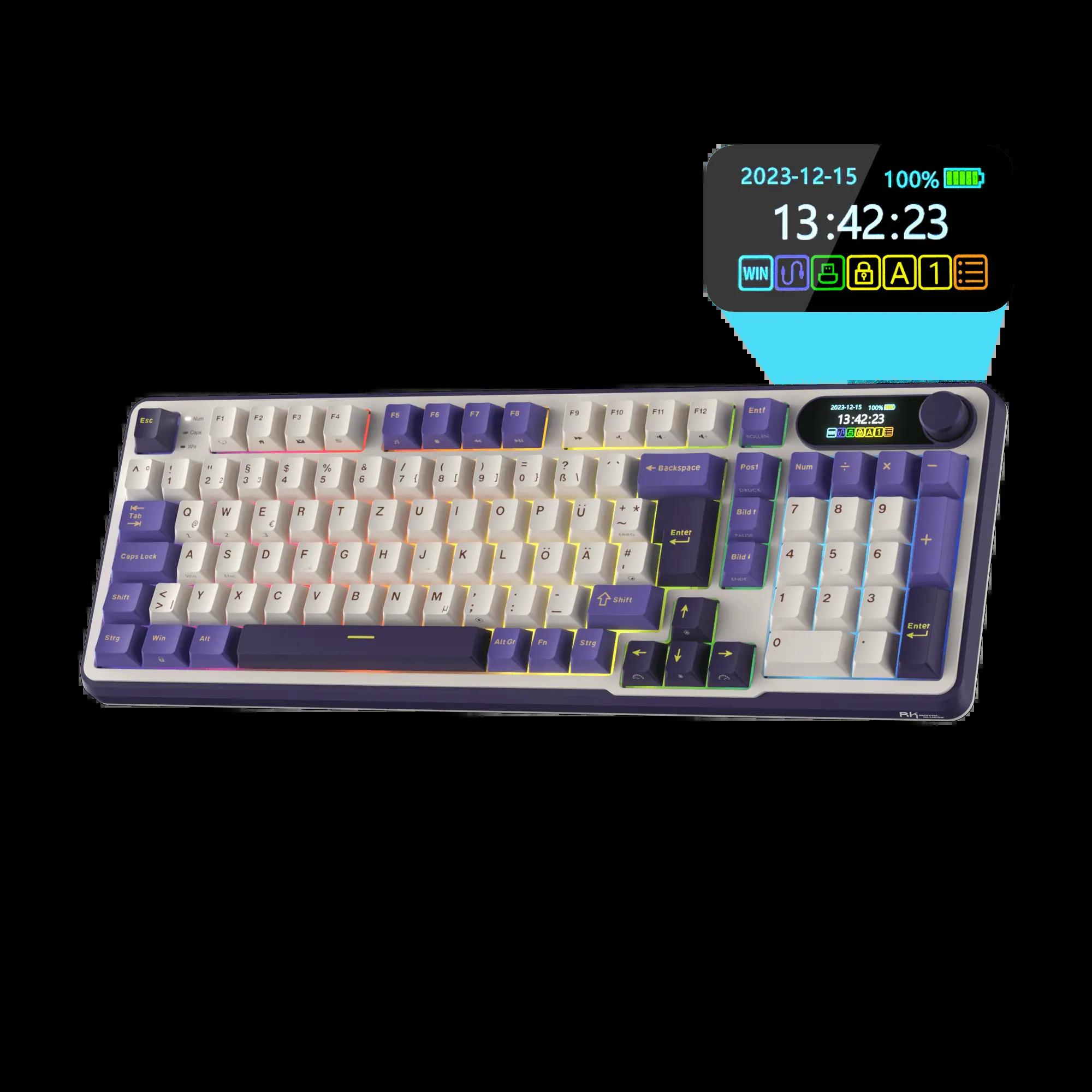 Royal Kludge S98DE QWERTZ Mechanical Keyboard - Main Image
