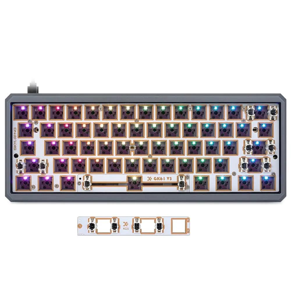 Skyloong GK61 Titannium Mechanical Keyboard - Main Image