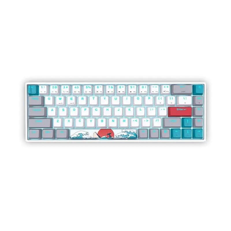 Skyloong GK68 Coral Sea Mechanical Keyboard - Main Image