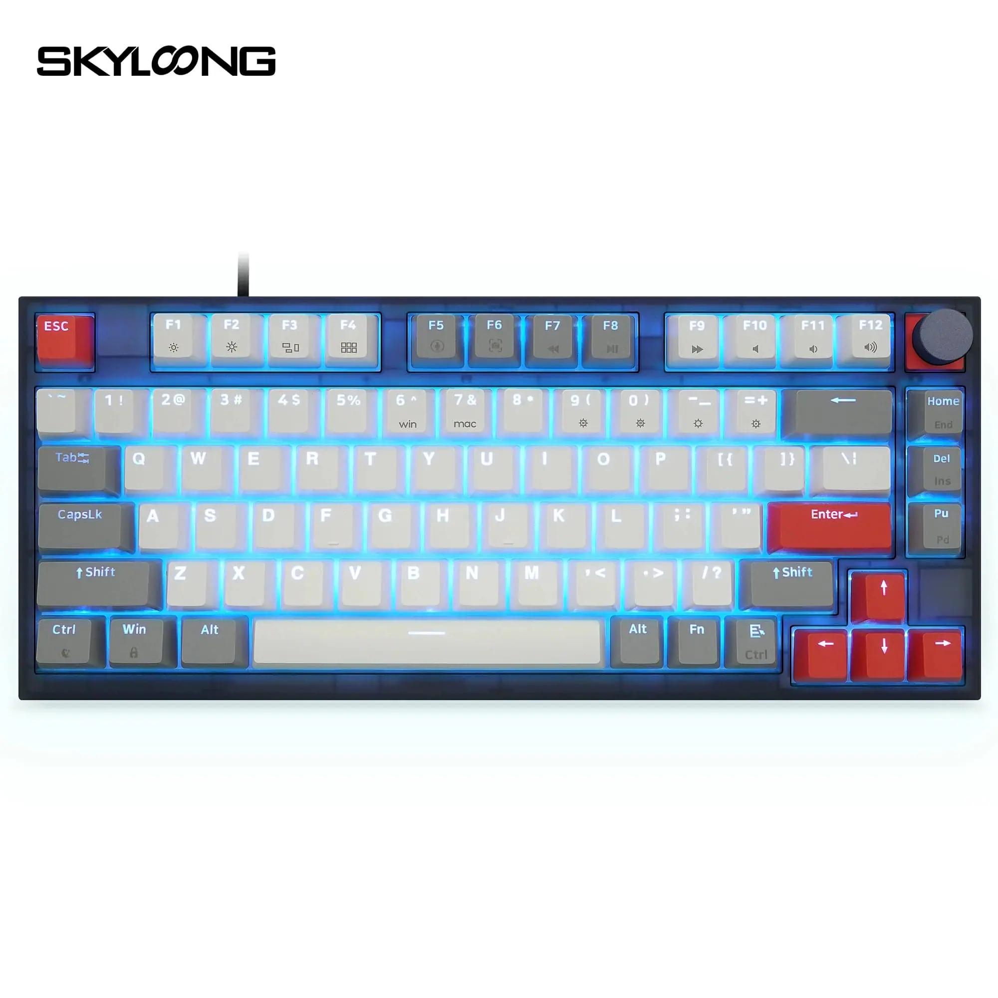 Skyloong GK75 GreyWhite Mechanical Keyboard - Main Image
