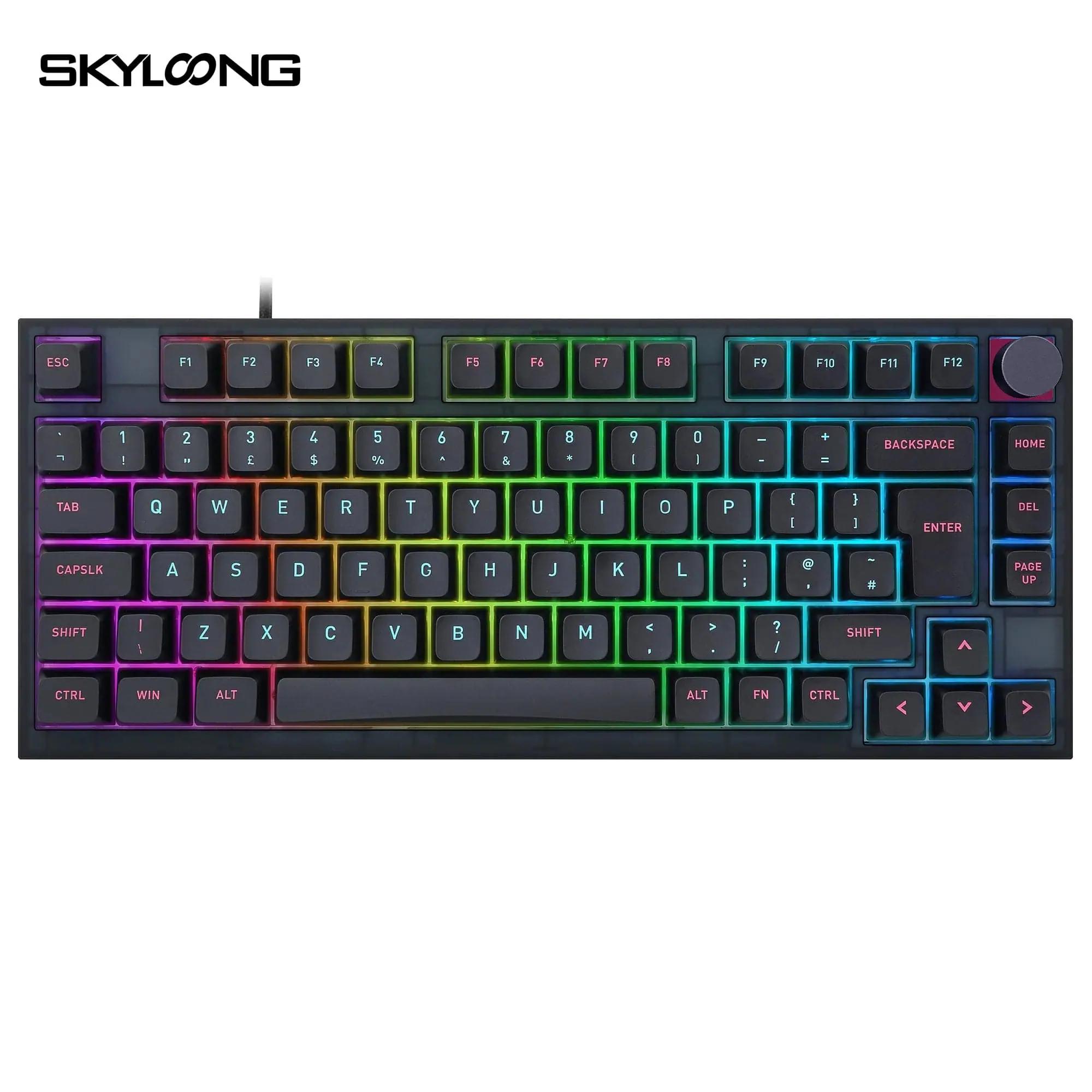 Skyloong GK75 Miami Night Mechanical Keyboard - Main Image