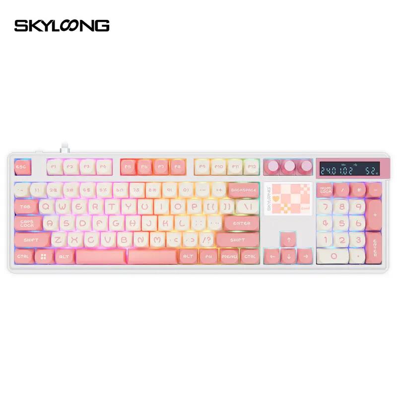 Skyloong Gk104 Pro Double Mechanical Keyboard - Thumbnail 2
