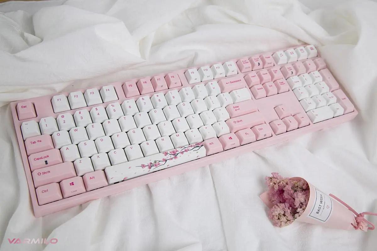 Varmilo MA108M Sakura Mechanical Keyboard - Main Image