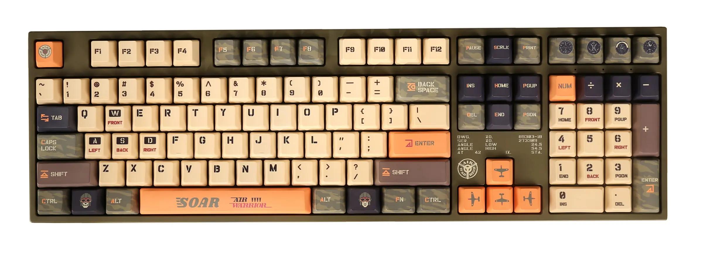 Varmilo MA Series V2 Warrior Soar Mechanical Keyboard - Main Image