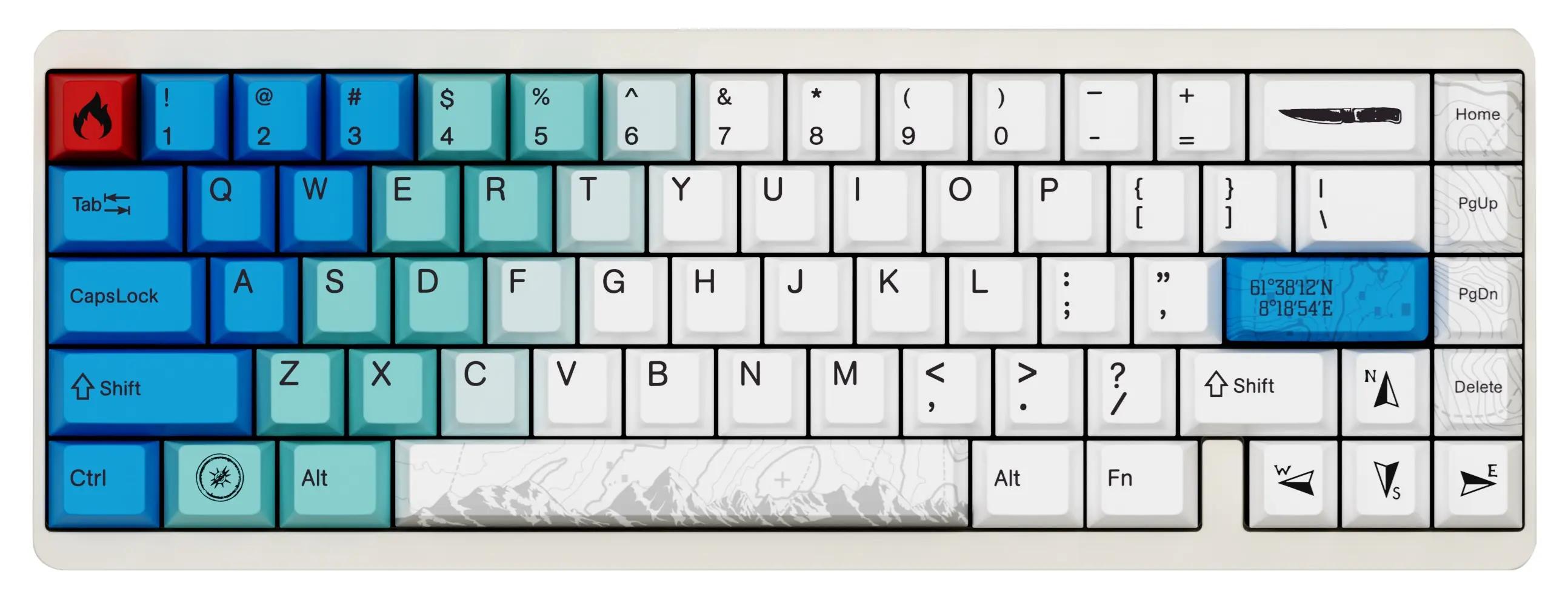 Varmilo Muse65 HE Summit Mechanical Keyboard - Main Image