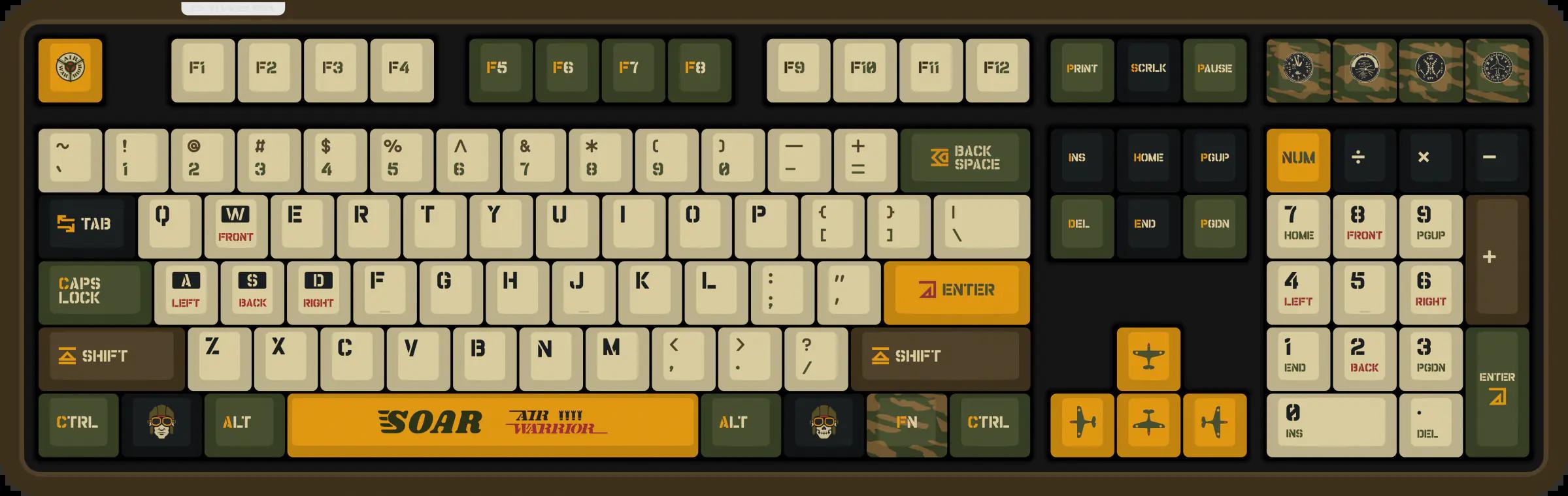 Varmilo Sword 2108 Warrior Soar Mechanical Keyboard - Main Image