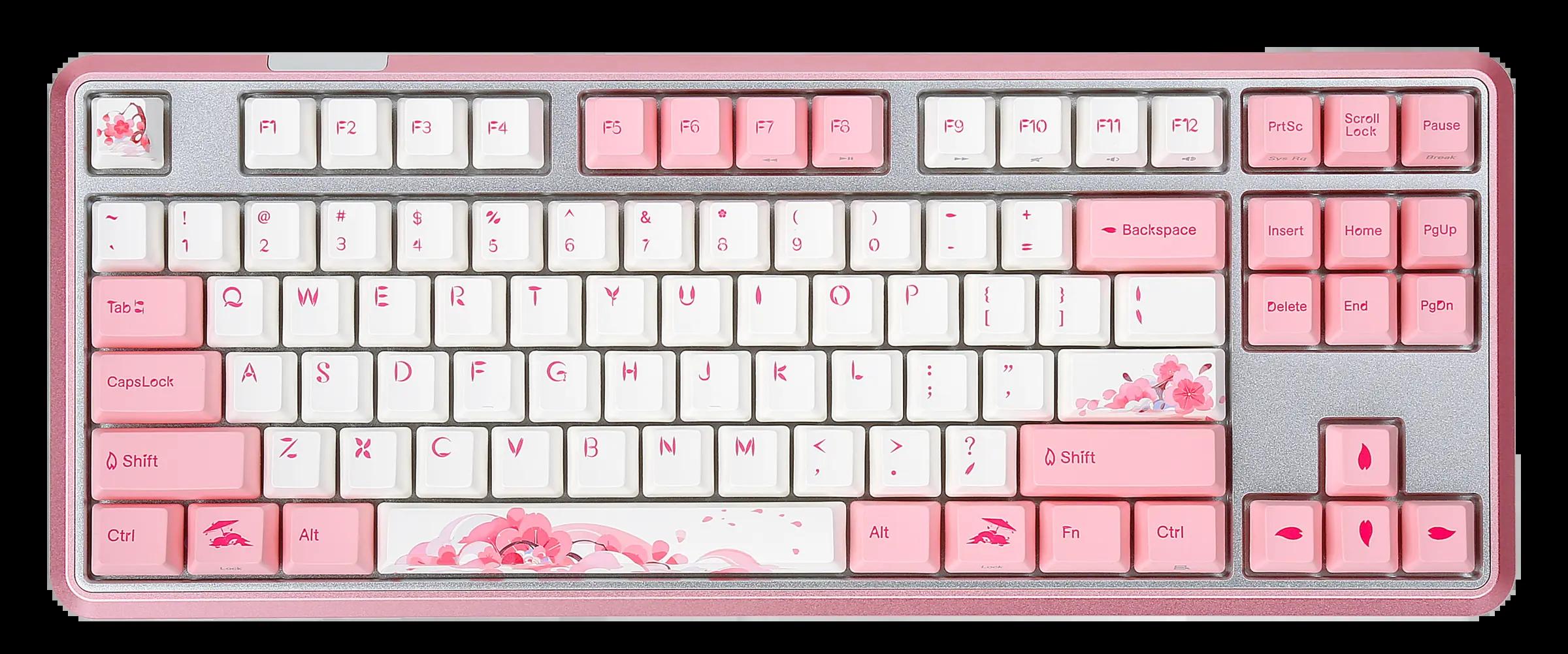 Varmilo Sword 287 Sakura R2 Mechanical Keyboard - Main Image
