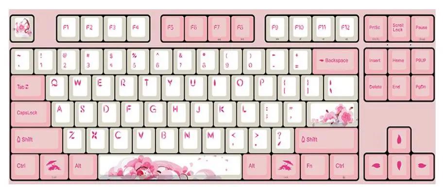 Varmilo VA Series V2 Sakura Round 2 Mechanical Keyboard - Main Image