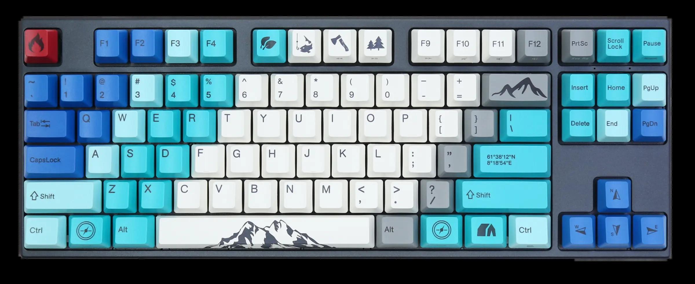 Varmilo VA Series V2 Summit Round 1 Mechanical Keyboard - Main Image