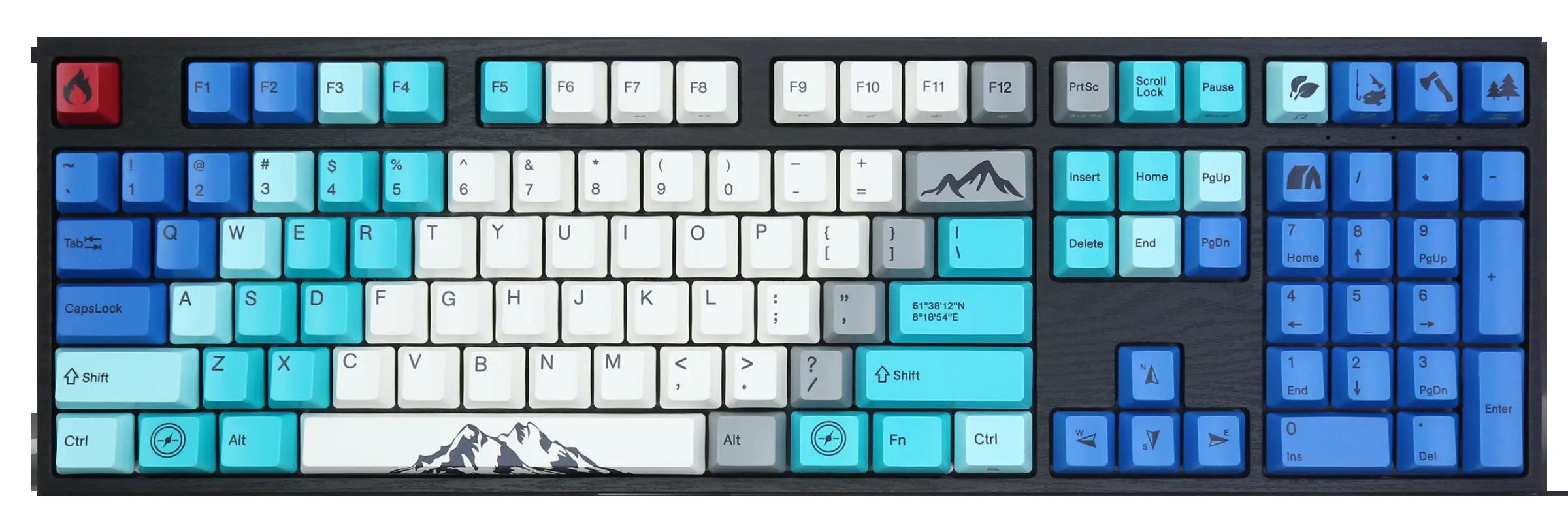 Varmilo VEM108 Summit R1 Mechanical Keyboard - Main Image