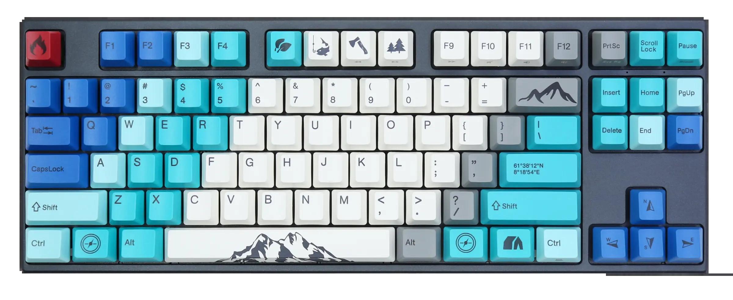 Varmilo VEM87 Summit R1 Mechanical Keyboard - Main Image
