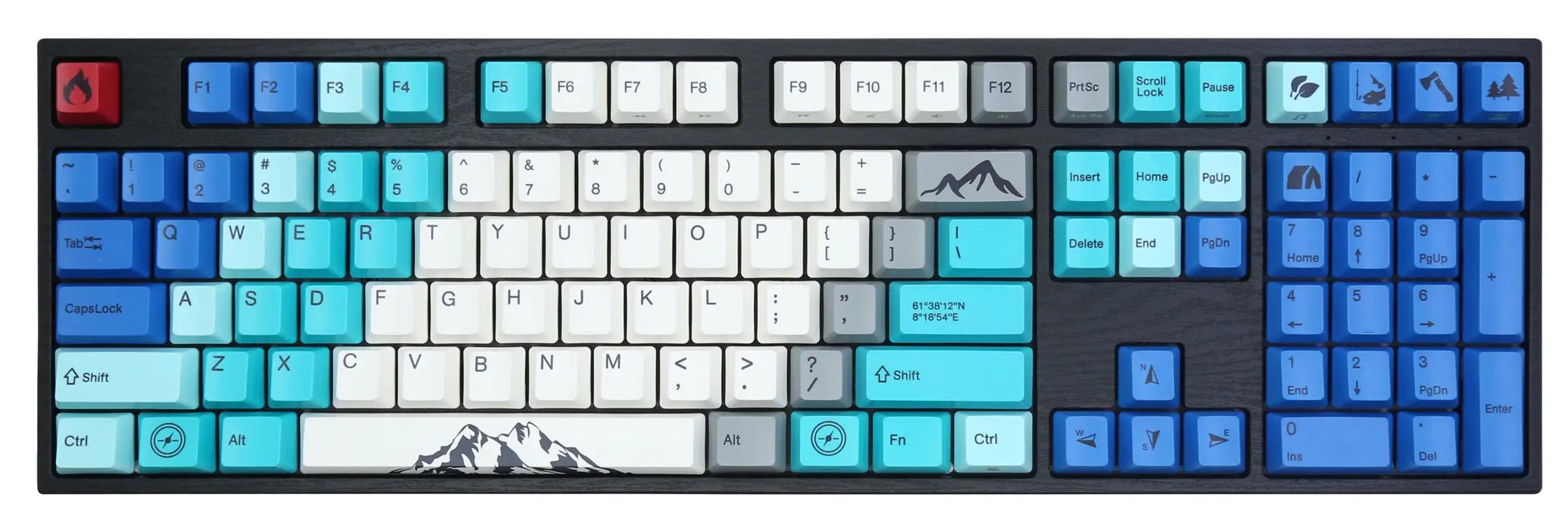 Varmilo VPG108 Summit Mechanical Keyboard - Main Image