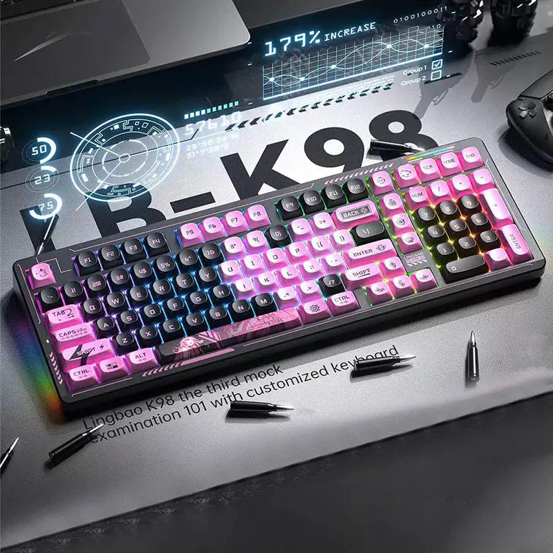 WhatGeek K98 Anime Ellinia Mechanical Keyboard - Main Image