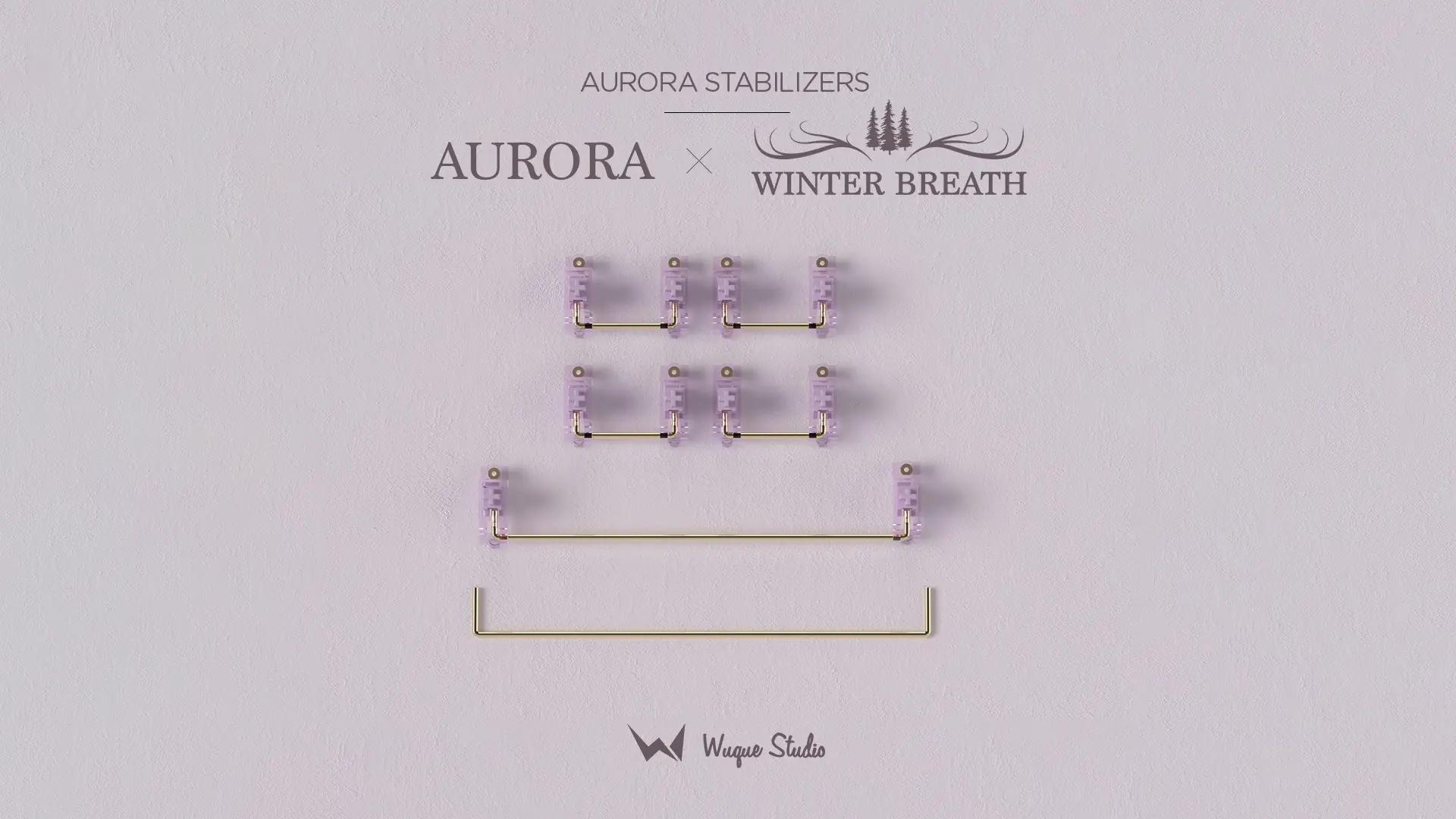 Wuque Studio Aurora Winter Breath Mechanical Keyboard - Thumbnail 2