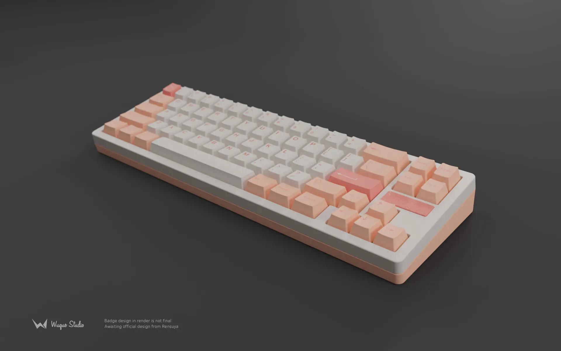 Wuque Studio Ikki68 Aurora PnC Mechanical Keyboard - Main Image