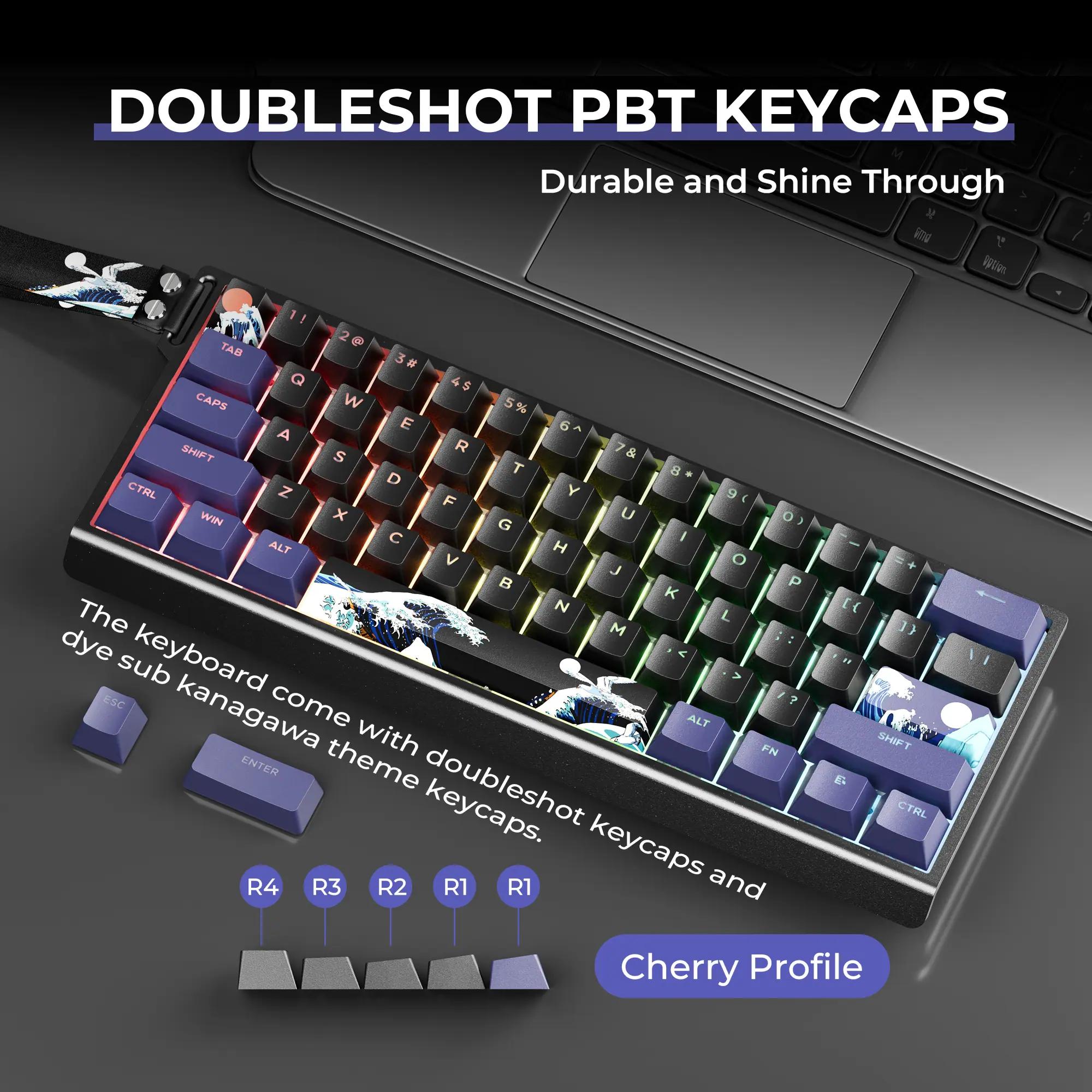 XVX H61 Kanagawa Mechanical Keyboard - Main Image