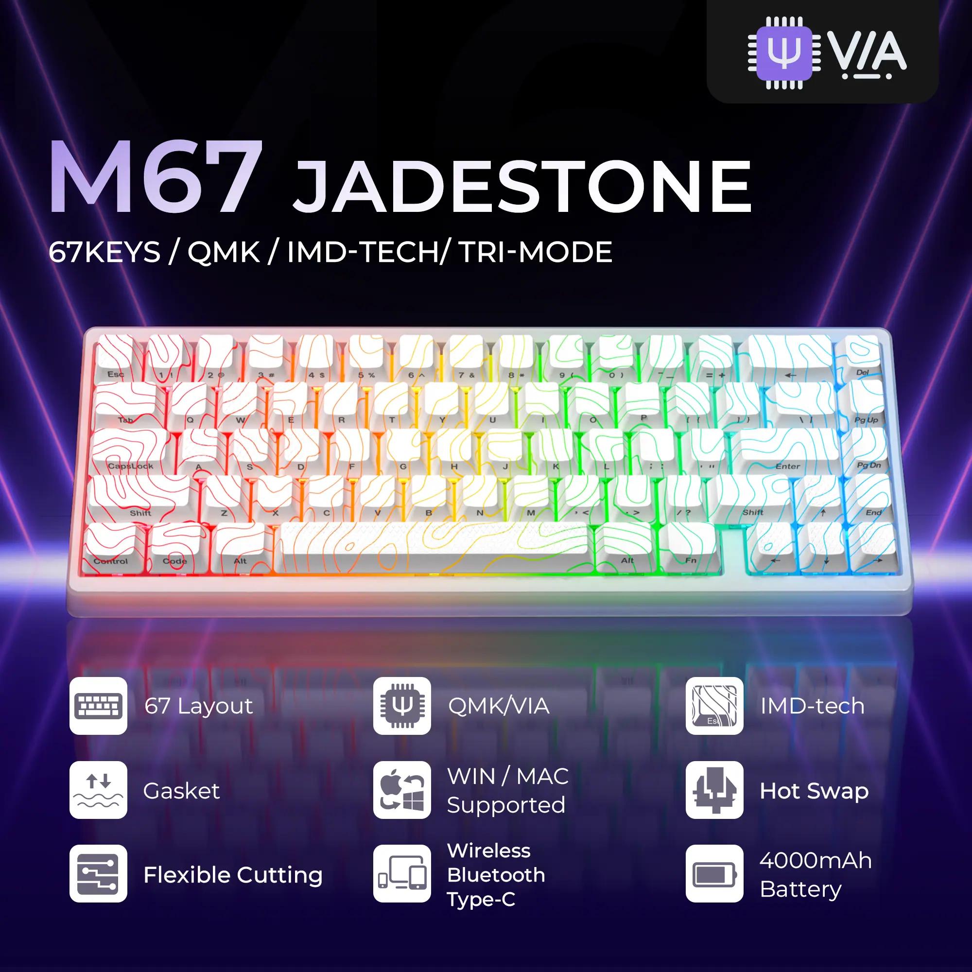 XVX M67 JadeStone IMDTech Stellar Mechanical Keyboard - Main Image
