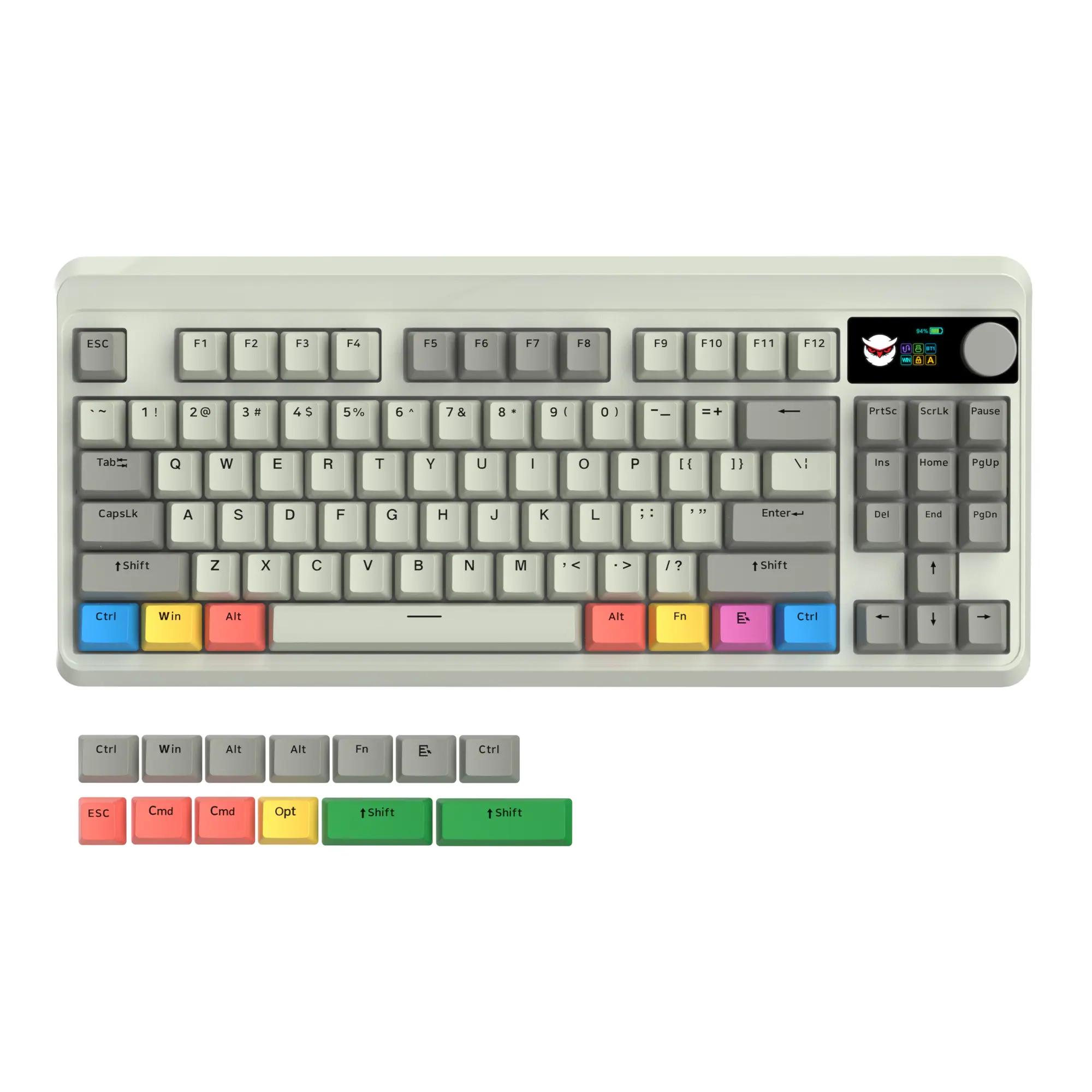 XVX M87 Pro Coral Sea/Retro Shadow Mechanical Keyboard - Main Image